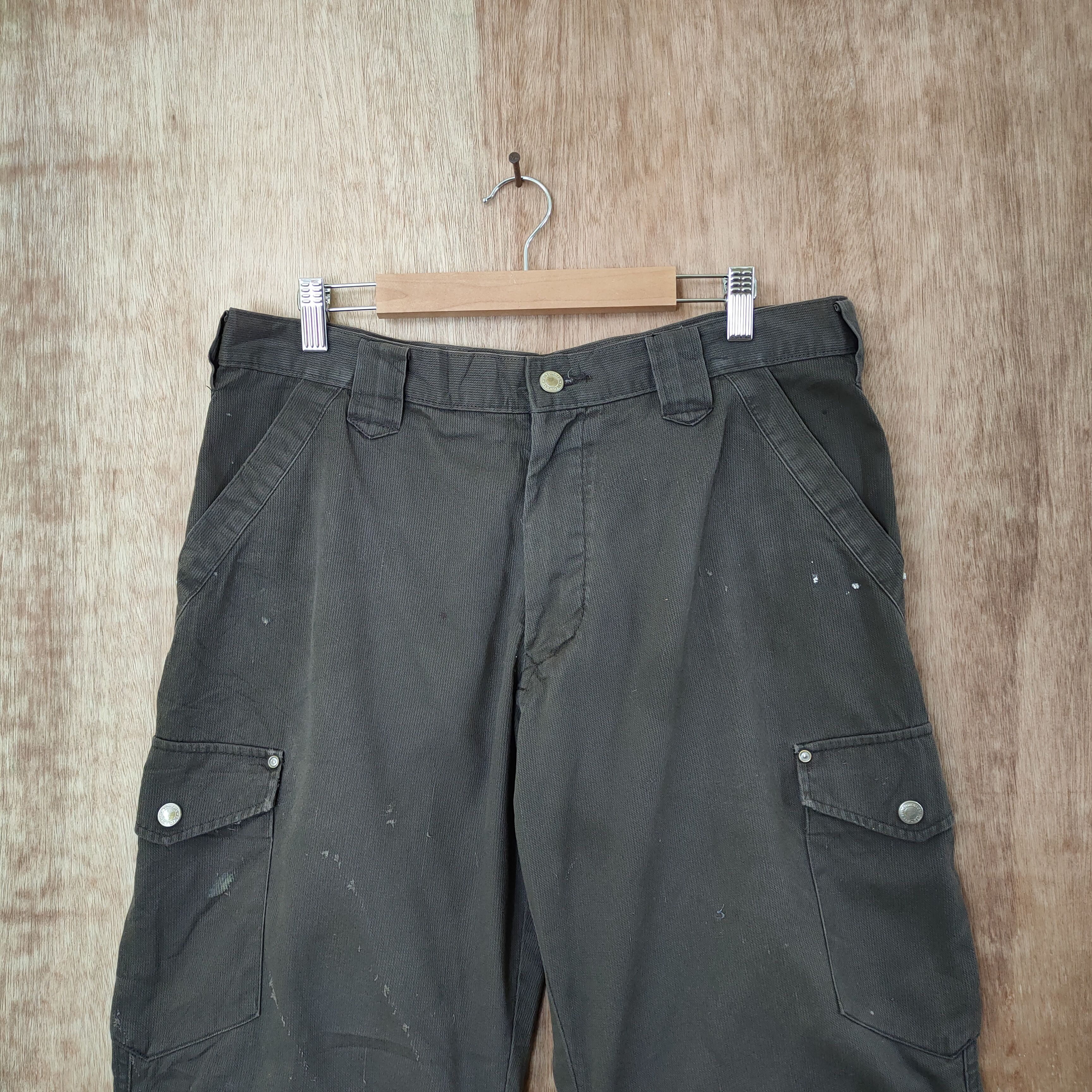 Japanese Brand TORA WORKERS CARGO PANTS Size US 34 / EU 50 - 4 Thumbnail
