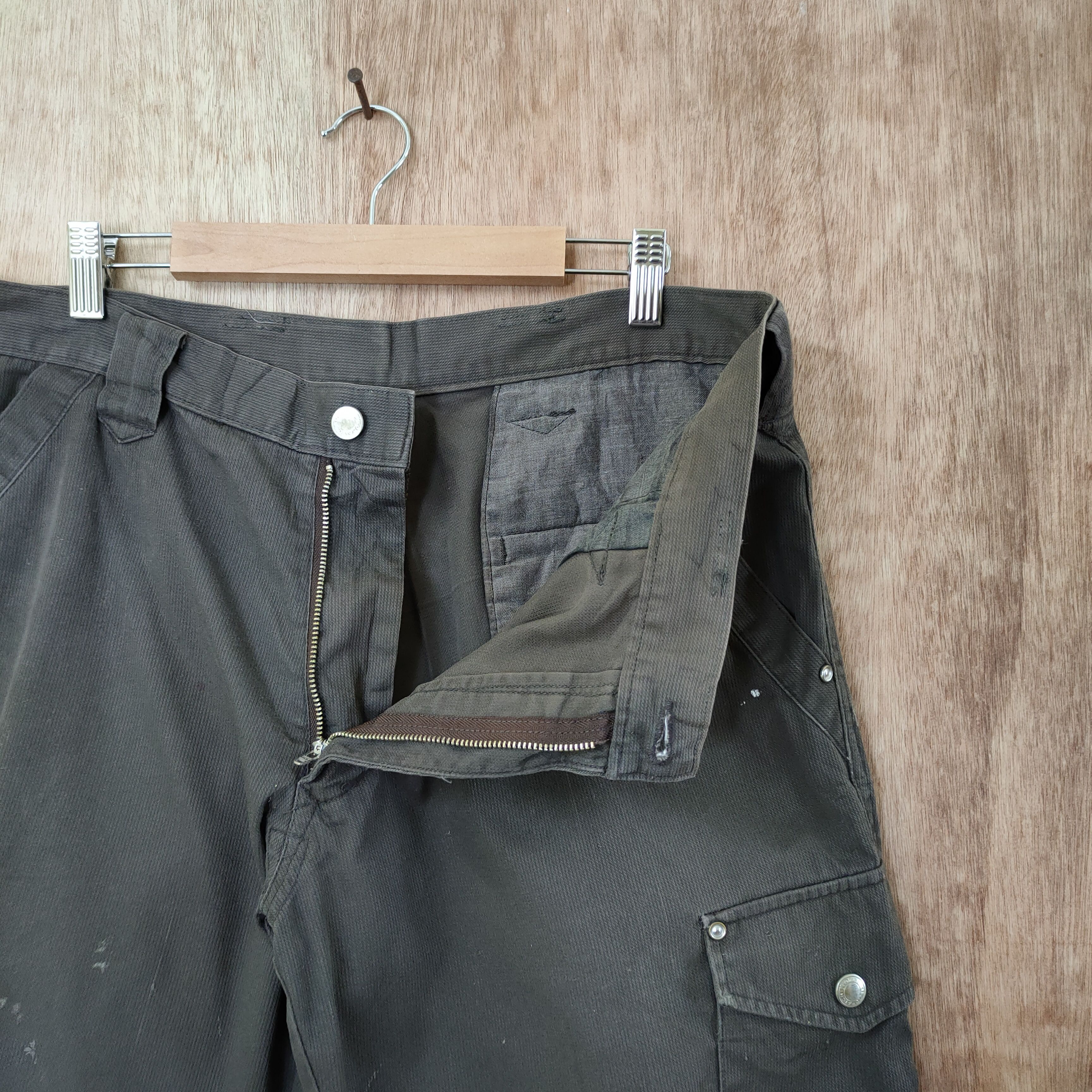 Japanese Brand TORA WORKERS CARGO PANTS Size US 34 / EU 50 - 6 Thumbnail