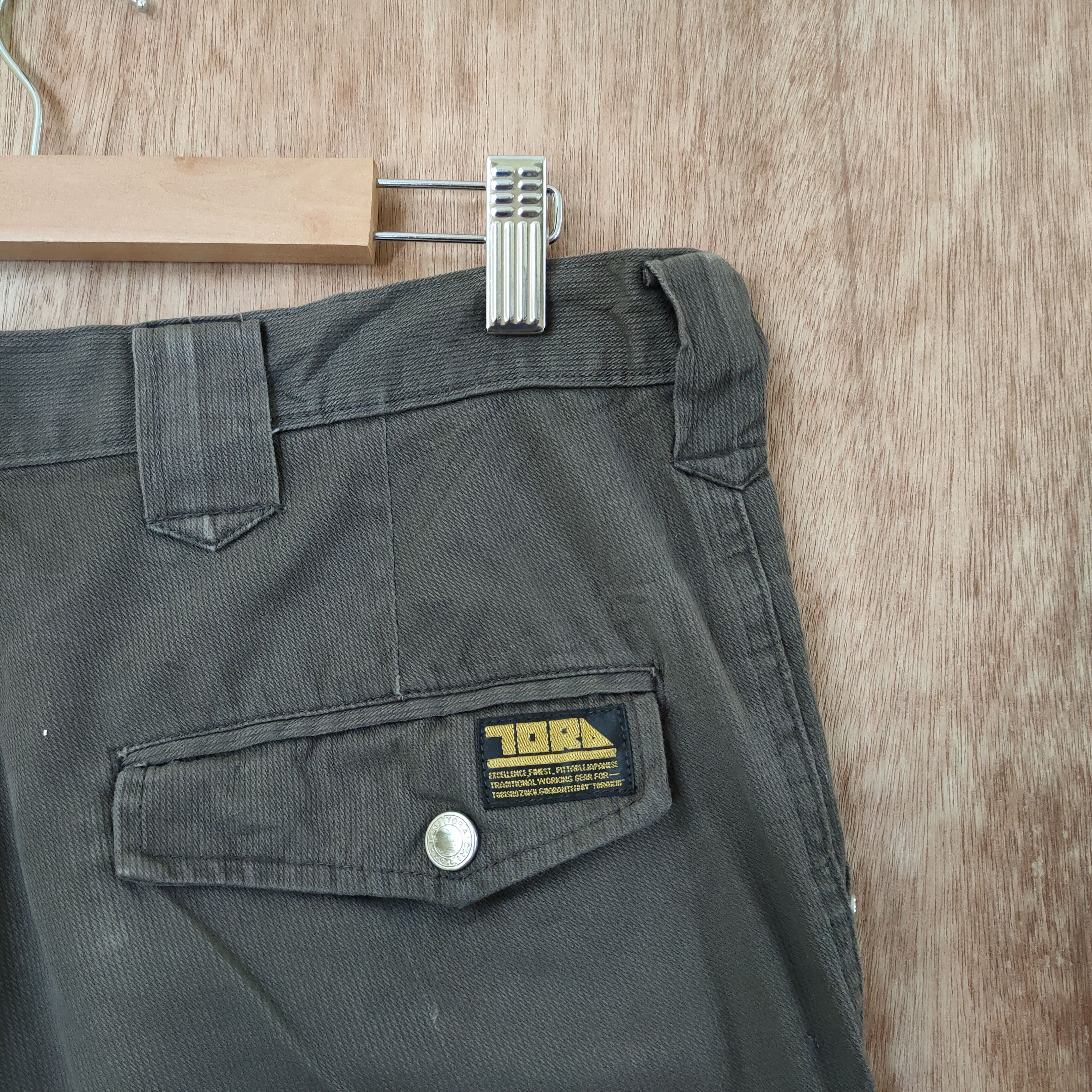 Japanese Brand TORA WORKERS CARGO PANTS Size US 34 / EU 50 - 12 Thumbnail