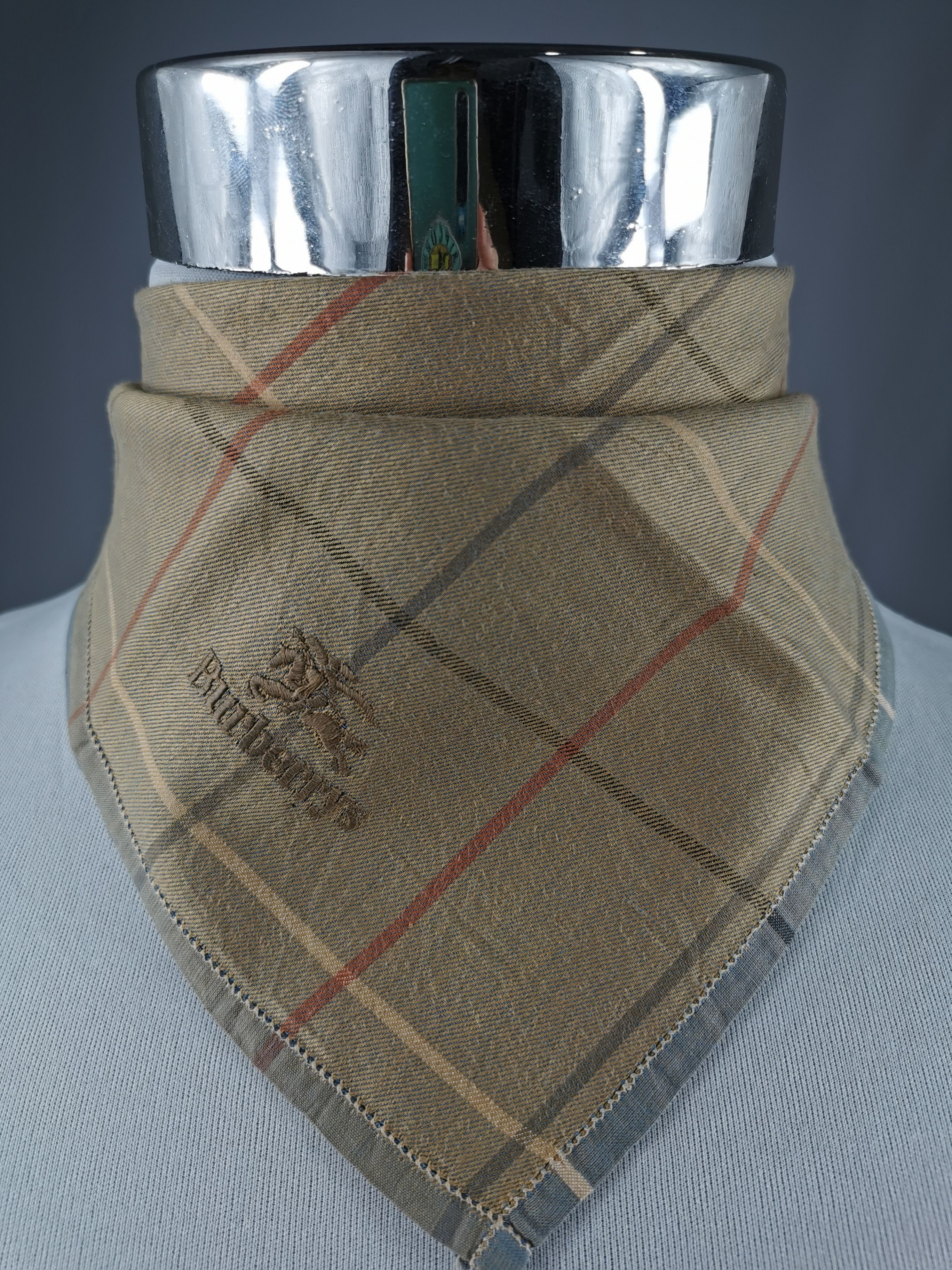 Burberry × Vintage Burberry handkerchief / bandana / neckerchief Size ONE SIZE - 1 Thumbnail