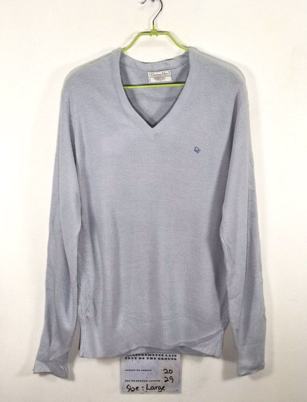 Christian Dior Monsieur × Vintage Vintage Christian Dior Knit Sweaters Made In Usa Size US M / EU 48-50 / 2 - 1 Thumbnail