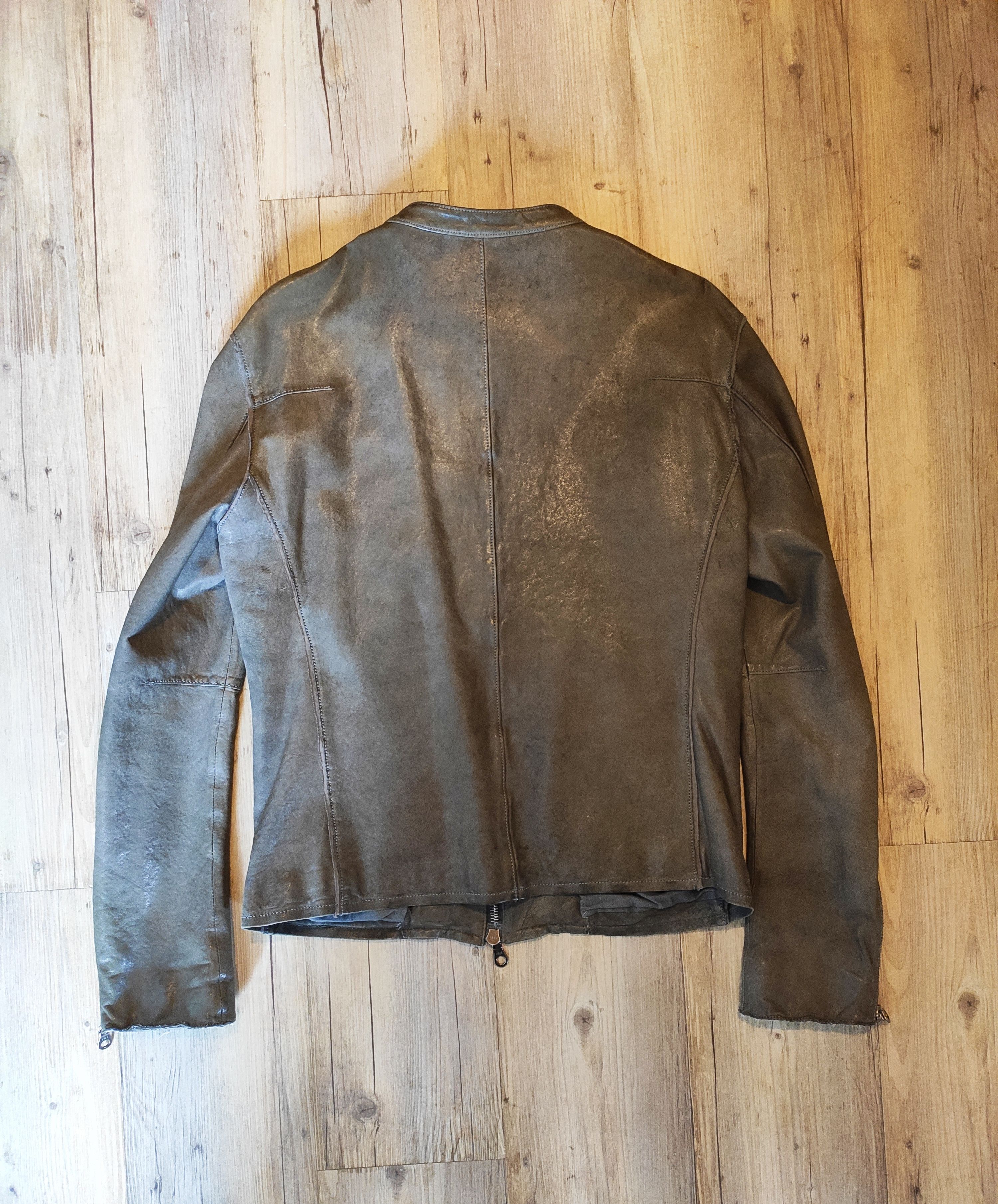 Gene Par Yukio Mishiba GRAIL! Riders leather jacket.Like Julius or RIck Owens Size US M / EU 48-50 / 2 - 4 Thumbnail