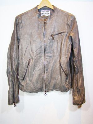 Gene Par Yukio Mishiba GRAIL! Riders leather jacket.Like Julius or RIck Owens Size US M / EU 48-50 / 2 - 2 Thumbnail