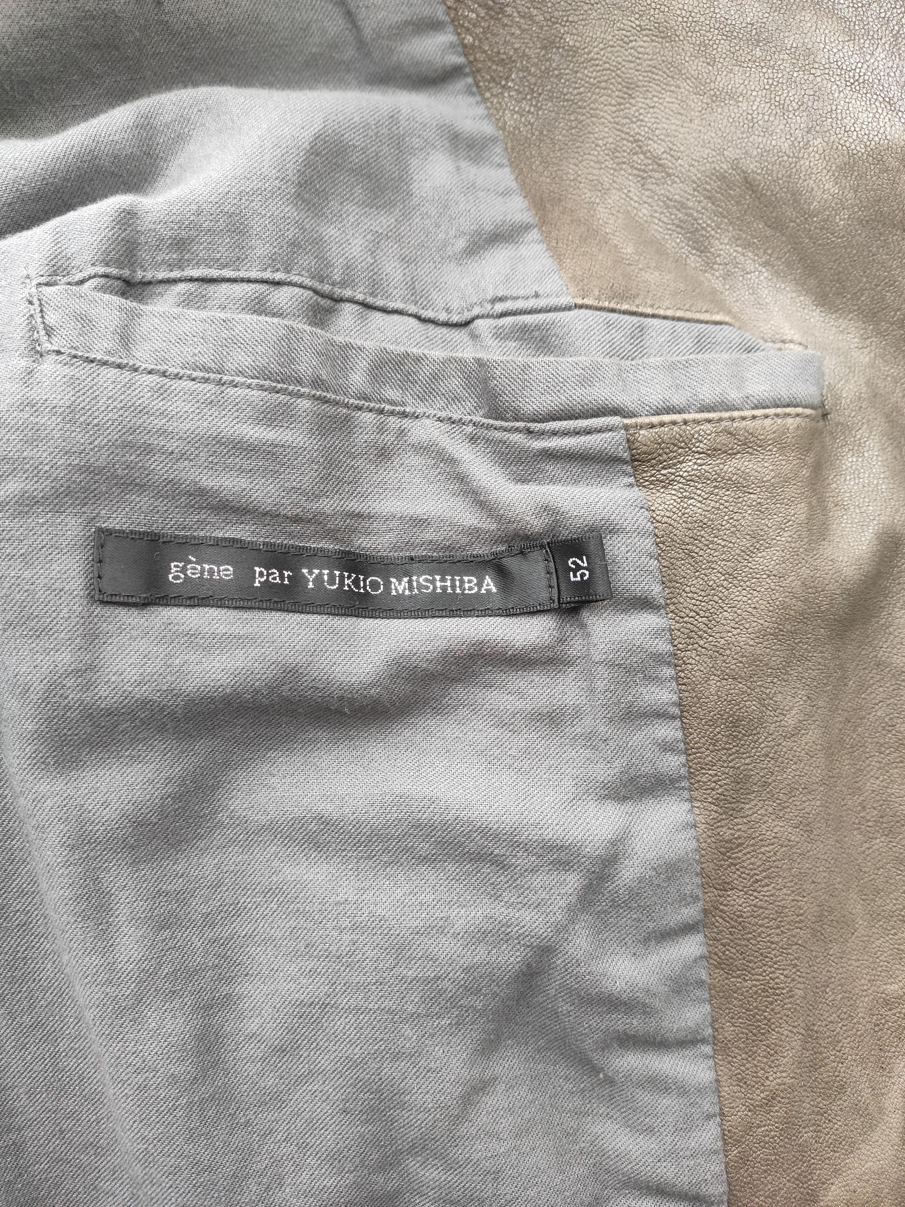 Gene Par Yukio Mishiba GRAIL! Riders leather jacket.Like Julius or RIck Owens Size US M / EU 48-50 / 2 - 8 Thumbnail