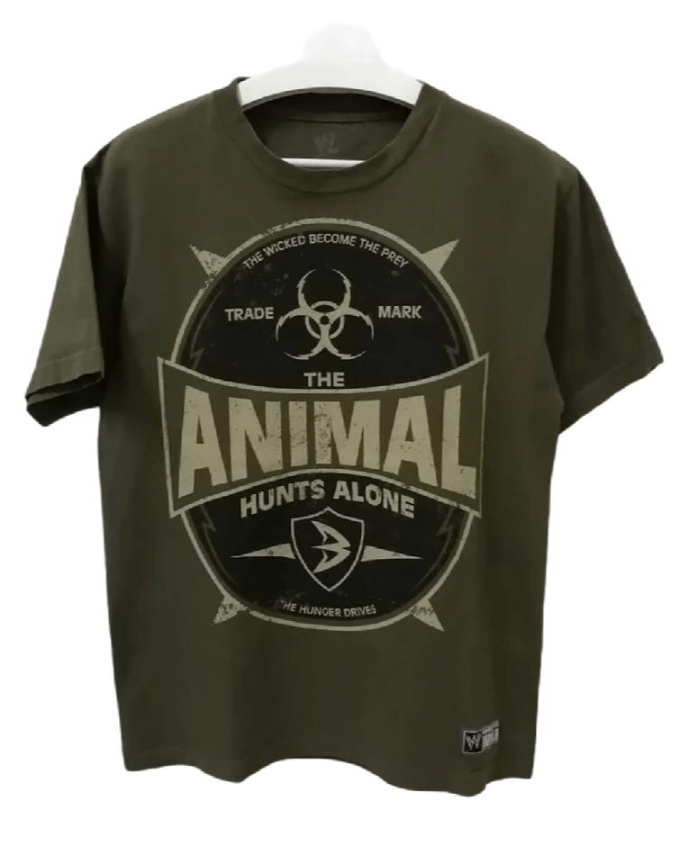 image of Wwe World Wrestling Entertainment Batista Tee in Army Green, Men's (Size Medium)