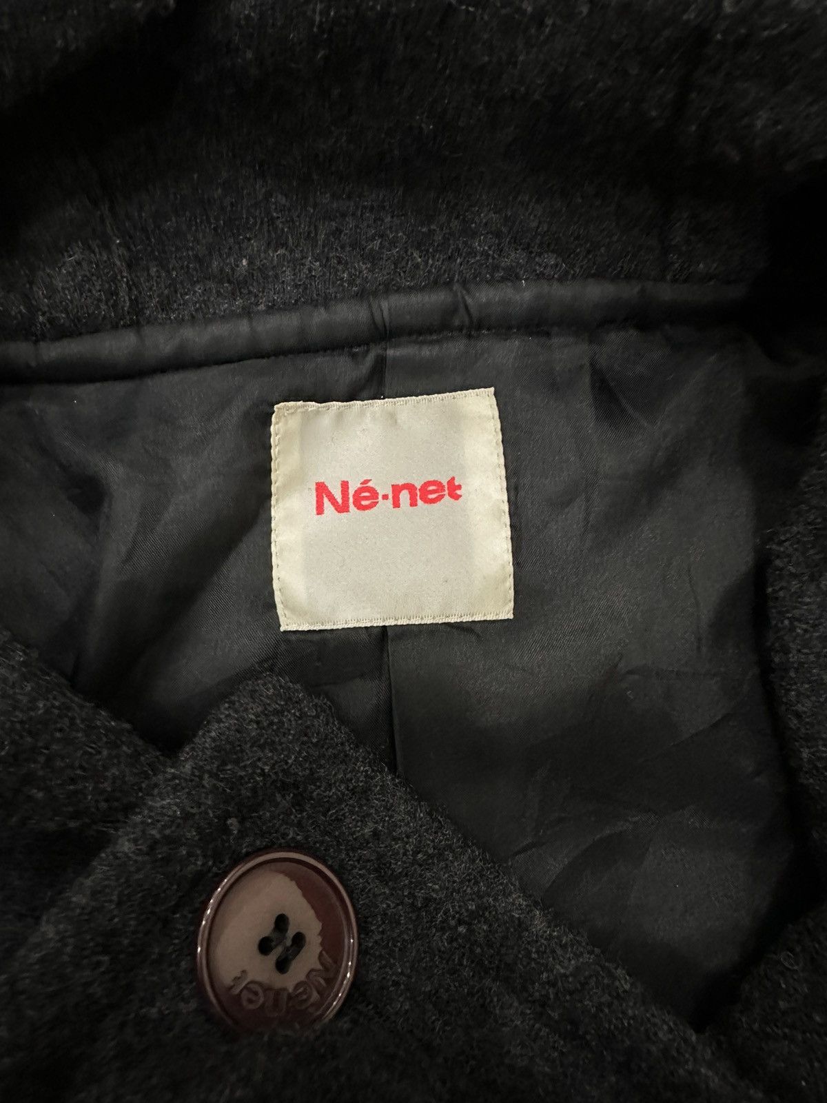 Issey Miyake Issey Miyake Ne Net Double Breasted Jacket Size US L / EU 52-54 / 3 - 10 Thumbnail