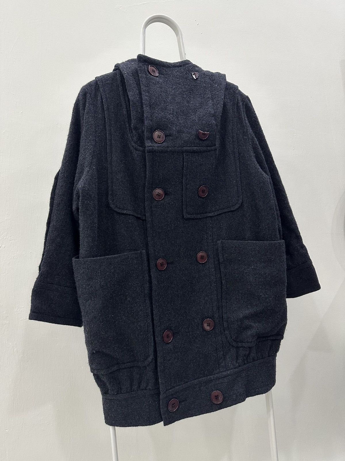 Issey Miyake Issey Miyake Ne Net Double Breasted Jacket Size US L / EU 52-54 / 3 - 4 Thumbnail
