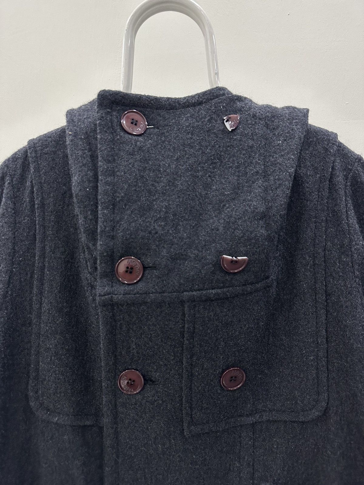 Issey Miyake Issey Miyake Ne Net Double Breasted Jacket Size US L / EU 52-54 / 3 - 7 Thumbnail