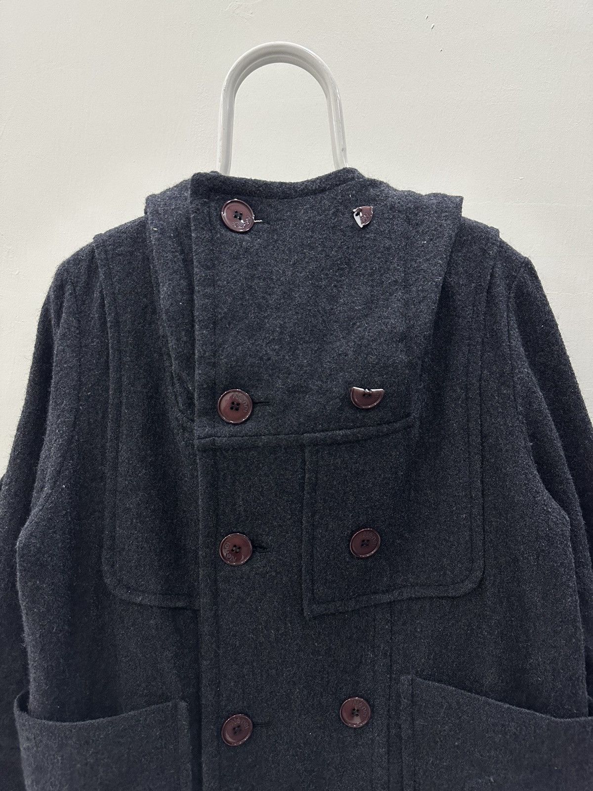 Issey Miyake Issey Miyake Ne Net Double Breasted Jacket Size US L / EU 52-54 / 3 - 6 Thumbnail