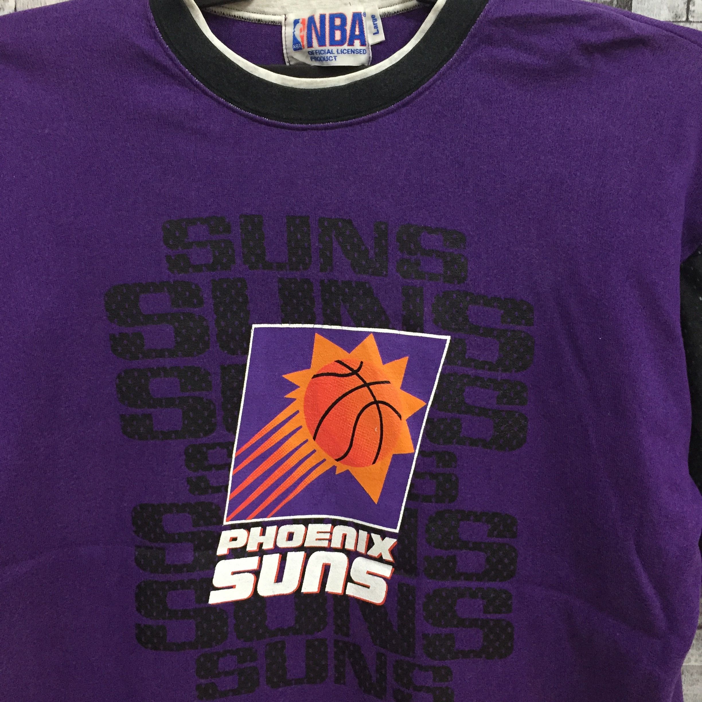 NBA Vintage PHOENIX SUNS t shirt big logo Nba size L Size US L / EU 52-54 / 3 - 2 Thumbnail