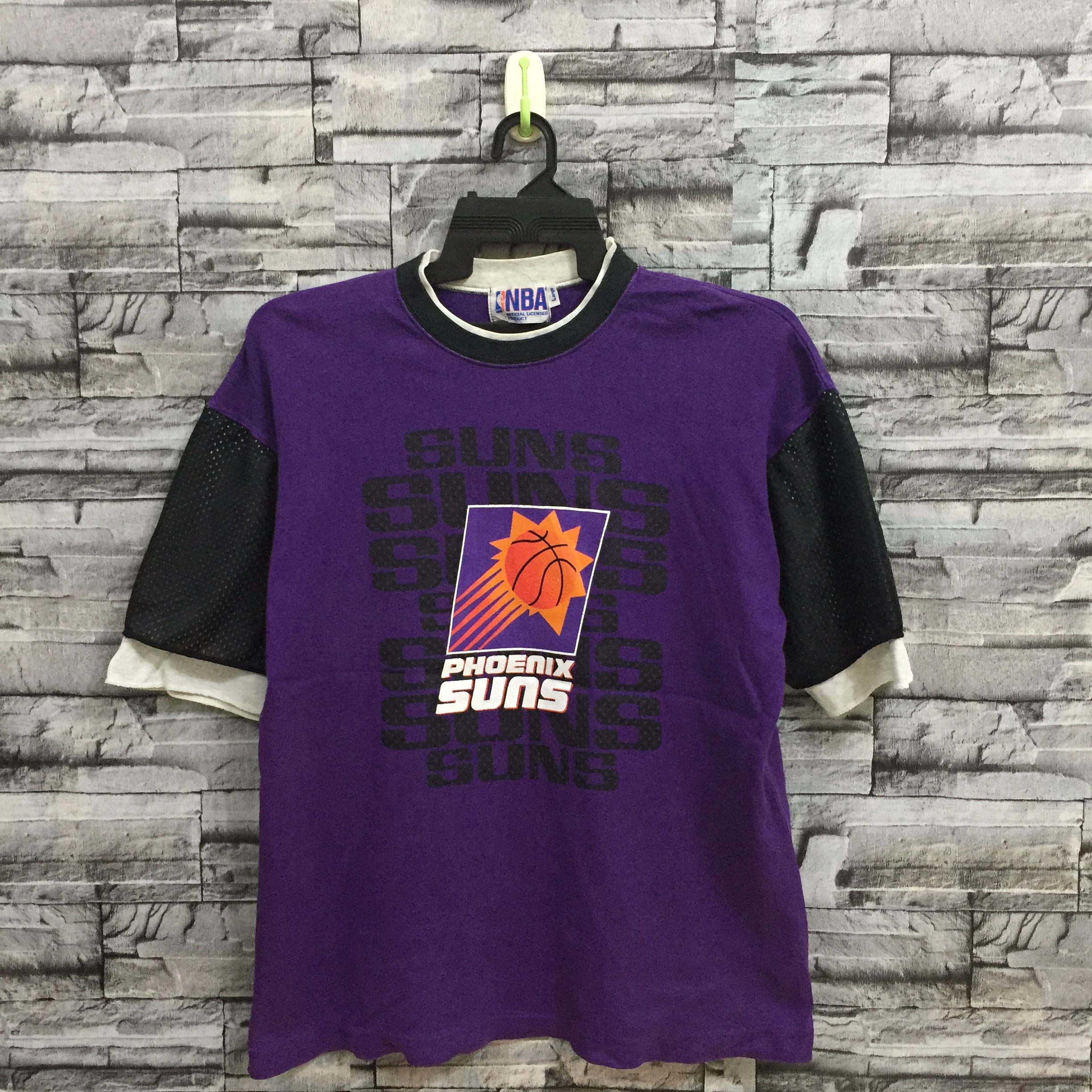 NBA Vintage PHOENIX SUNS t shirt big logo Nba size L Size US L / EU 52-54 / 3 - 1 Thumbnail