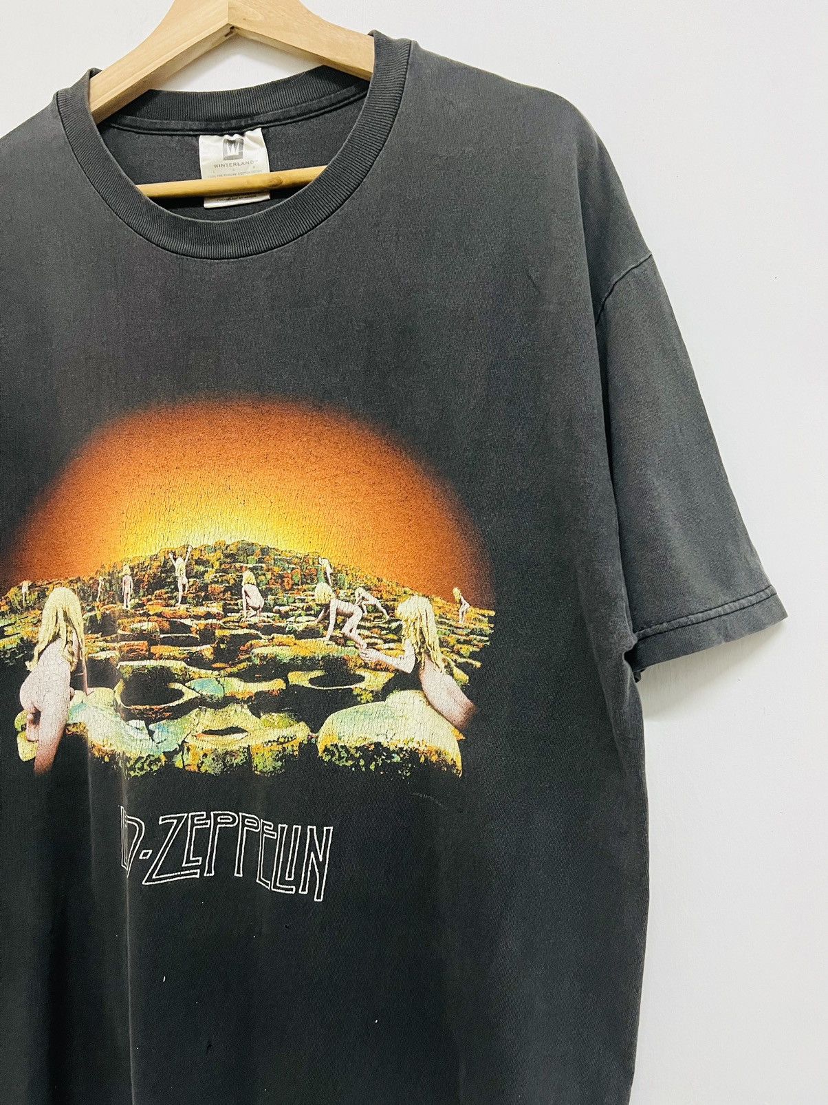 Band Tees Vintage Led Zeppelin Houses Of The Holy Album Tee Size US L / EU 52-54 / 3 - 3 Thumbnail