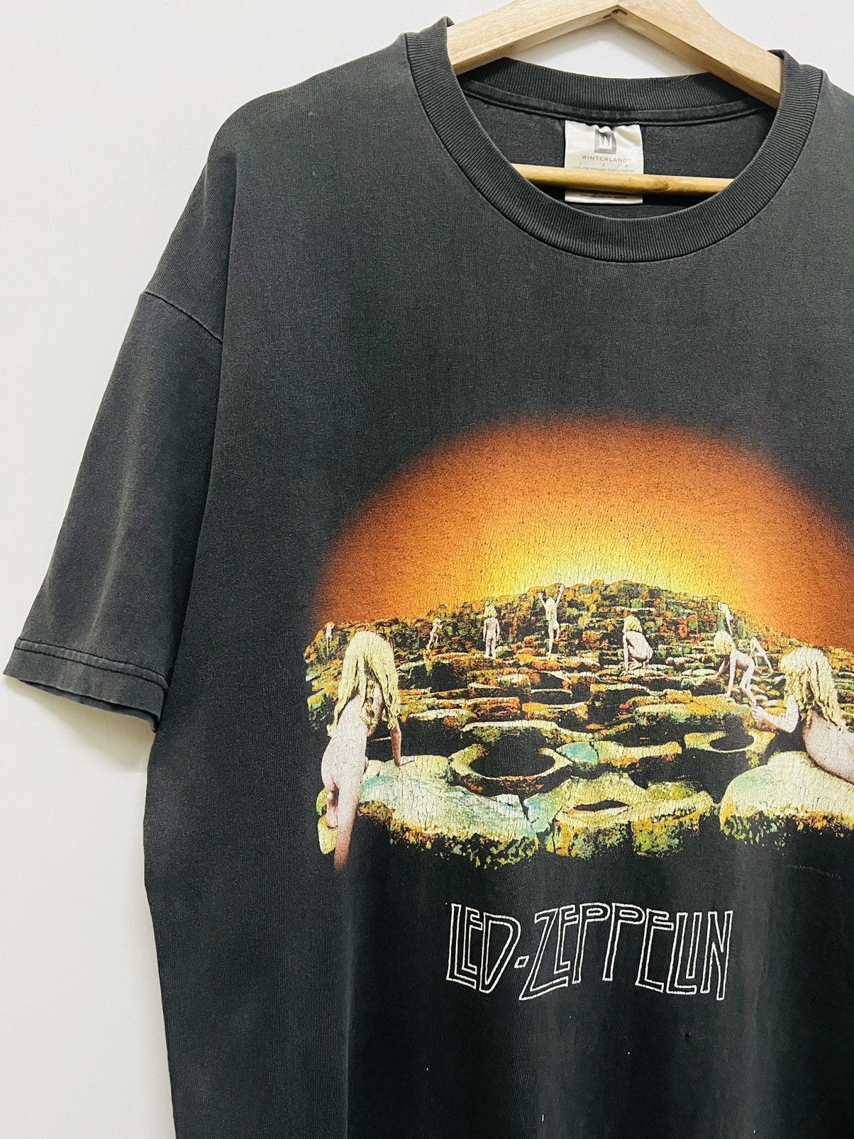 Band Tees Vintage Led Zeppelin Houses Of The Holy Album Tee Size US L / EU 52-54 / 3 - 2 Thumbnail