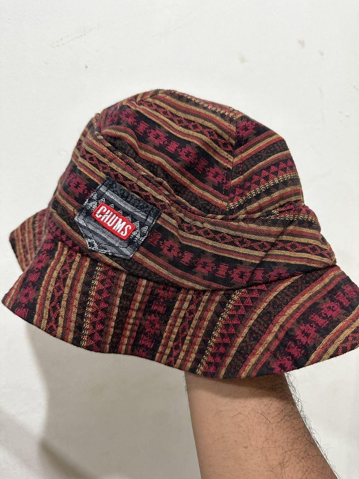 Chums × Vintage RARE Chums Outdoor Bucket Hat Size ONE SIZE - 2 Thumbnail