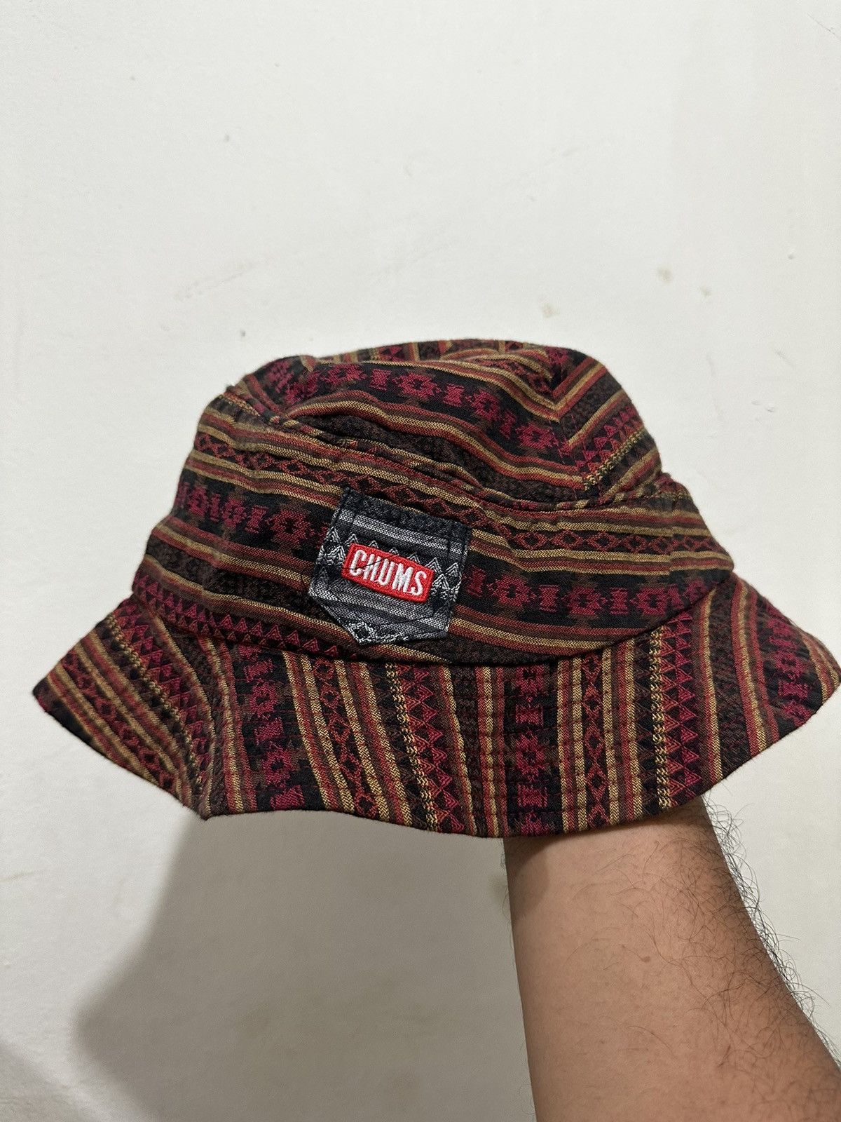 Chums × Vintage RARE Chums Outdoor Bucket Hat Size ONE SIZE - 1 Thumbnail