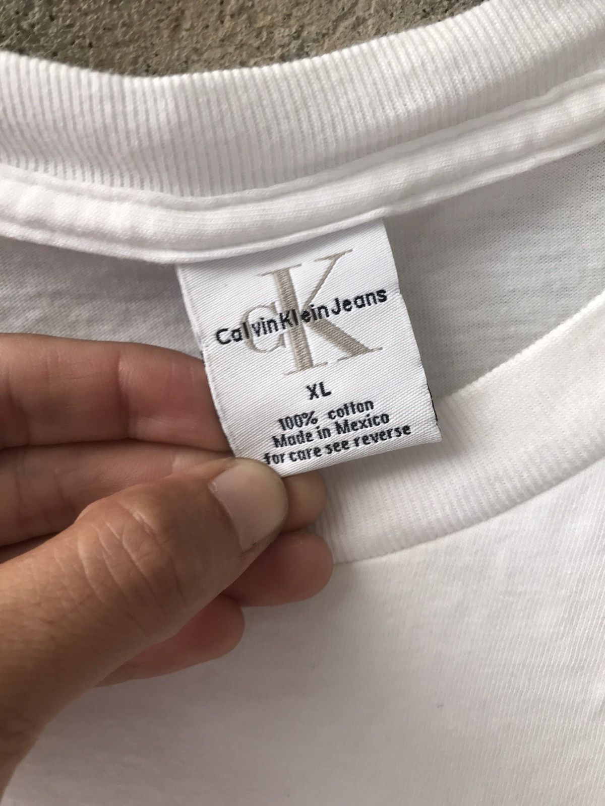 Calvin Klein Vintage Calvin Klein Jeans CK Streetwear Spell Out Design Size US XL / EU 56 / 4 - 3 Thumbnail