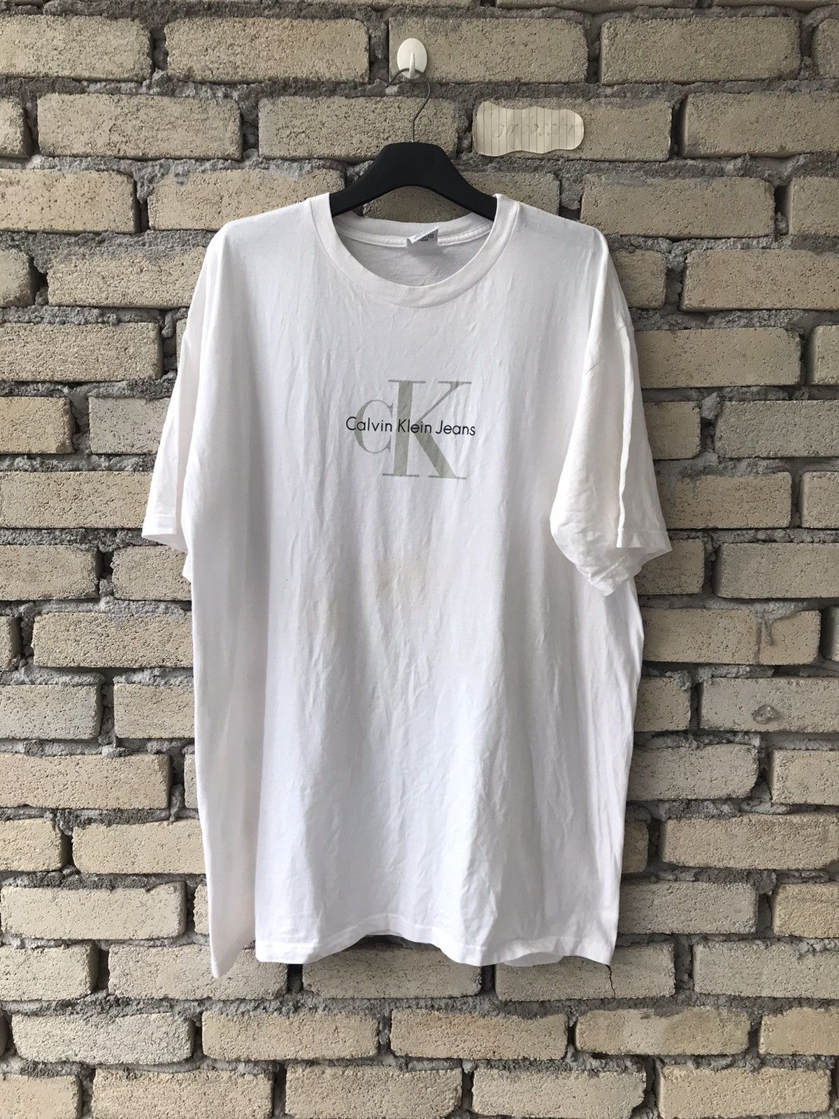 Calvin Klein Vintage Calvin Klein Jeans CK Streetwear Spell Out Design Size US XL / EU 56 / 4 - 1 Thumbnail