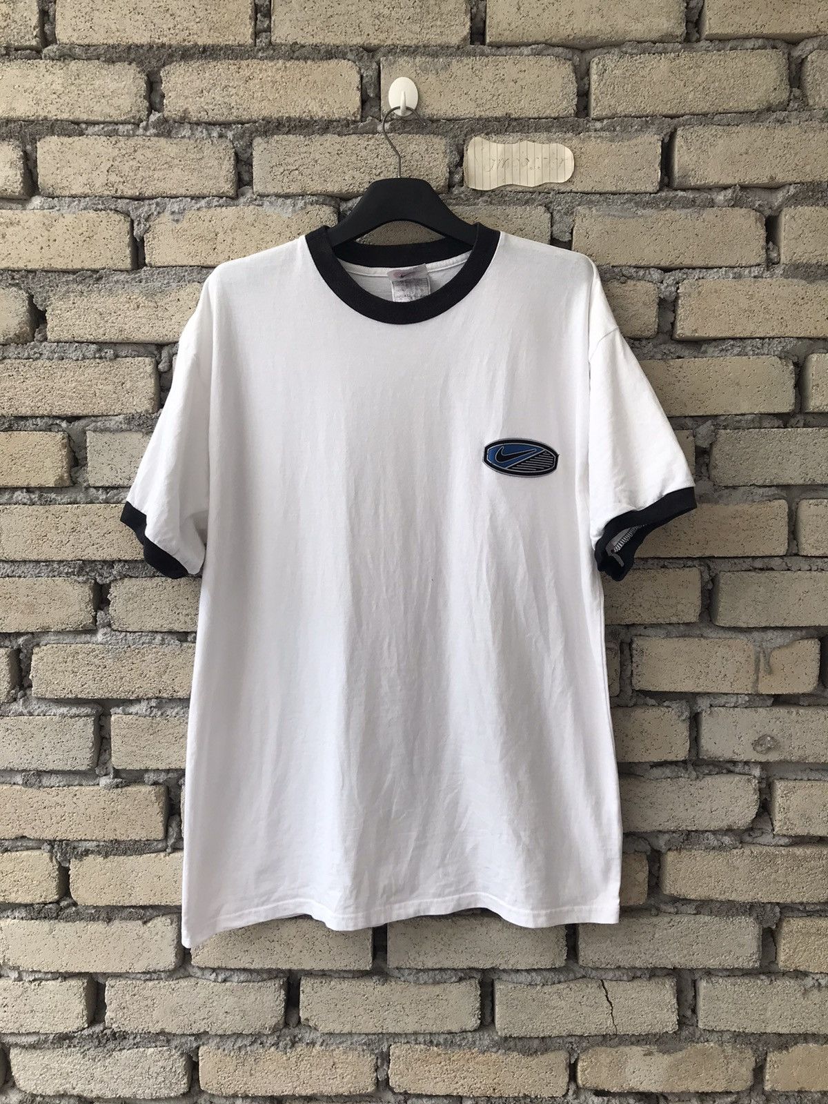 Nike × Vintage Vintage 90’s Nike Sportwear Ring Pattern Size US L / EU 52-54 / 3 - 1 Thumbnail