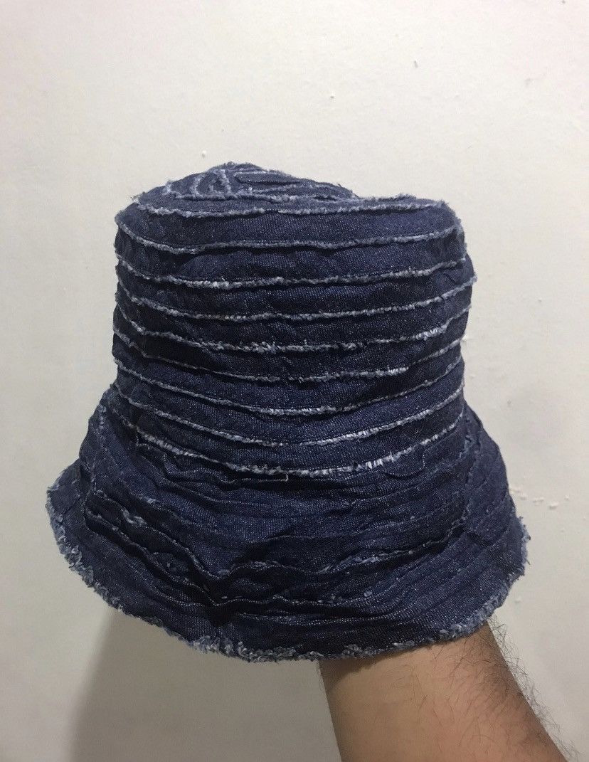 Other Distress Sugai Denim Japanese Style Bucket Hat Size ONE SIZE - 3 Thumbnail