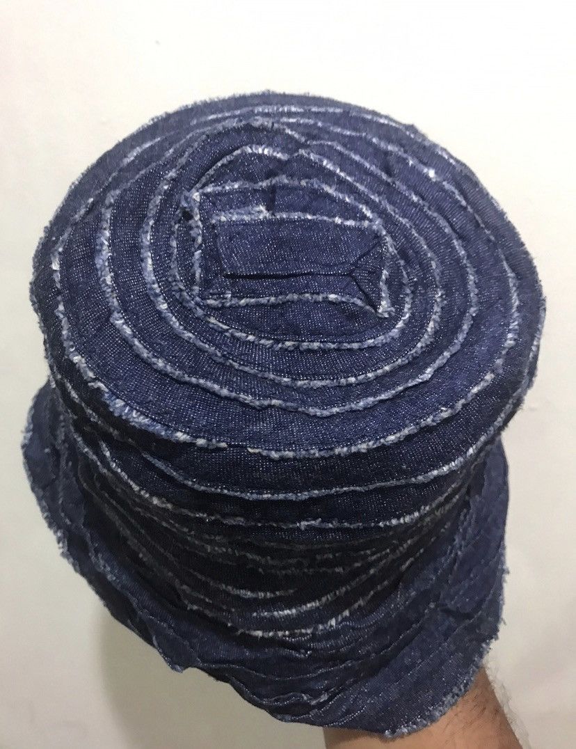 Other Distress Sugai Denim Japanese Style Bucket Hat Size ONE SIZE - 4 Thumbnail