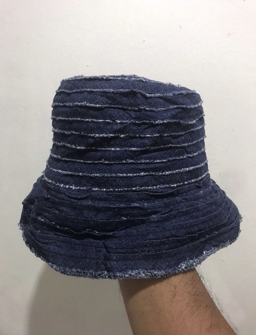 Other Distress Sugai Denim Japanese Style Bucket Hat Size ONE SIZE - 2 Thumbnail