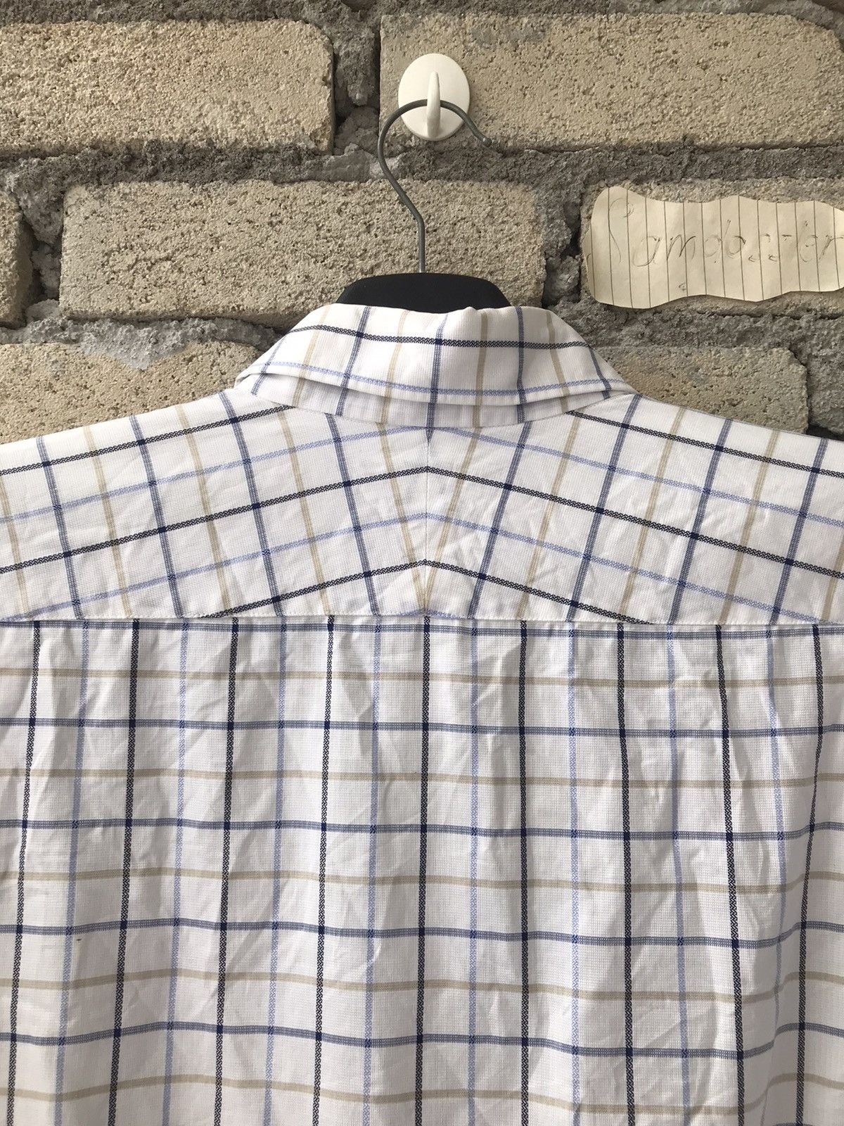 Burberry Burberry Burberrys London Button Ups Single Poket Monogram Size US XL / EU 56 / 4 - 5 Thumbnail