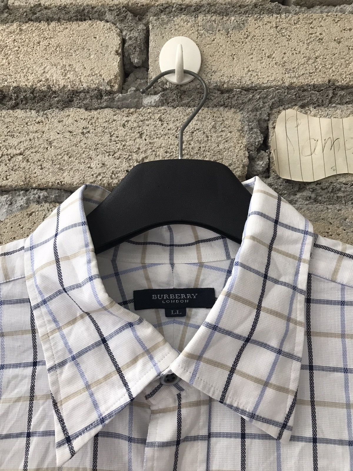 Burberry Burberry Burberrys London Button Ups Single Poket Monogram Size US XL / EU 56 / 4 - 6 Thumbnail