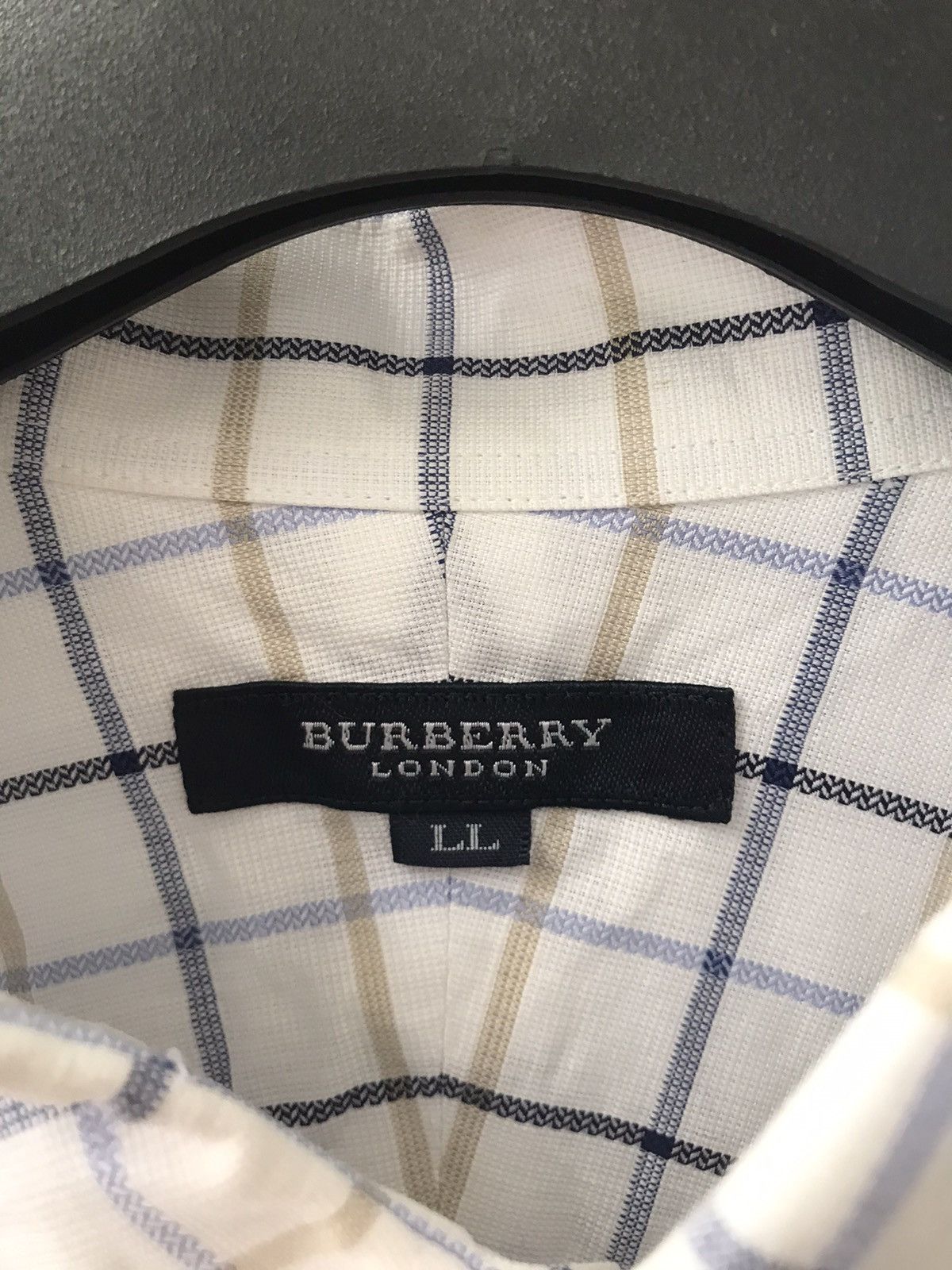 Burberry Burberry Burberrys London Button Ups Single Poket Monogram Size US XL / EU 56 / 4 - 3 Thumbnail