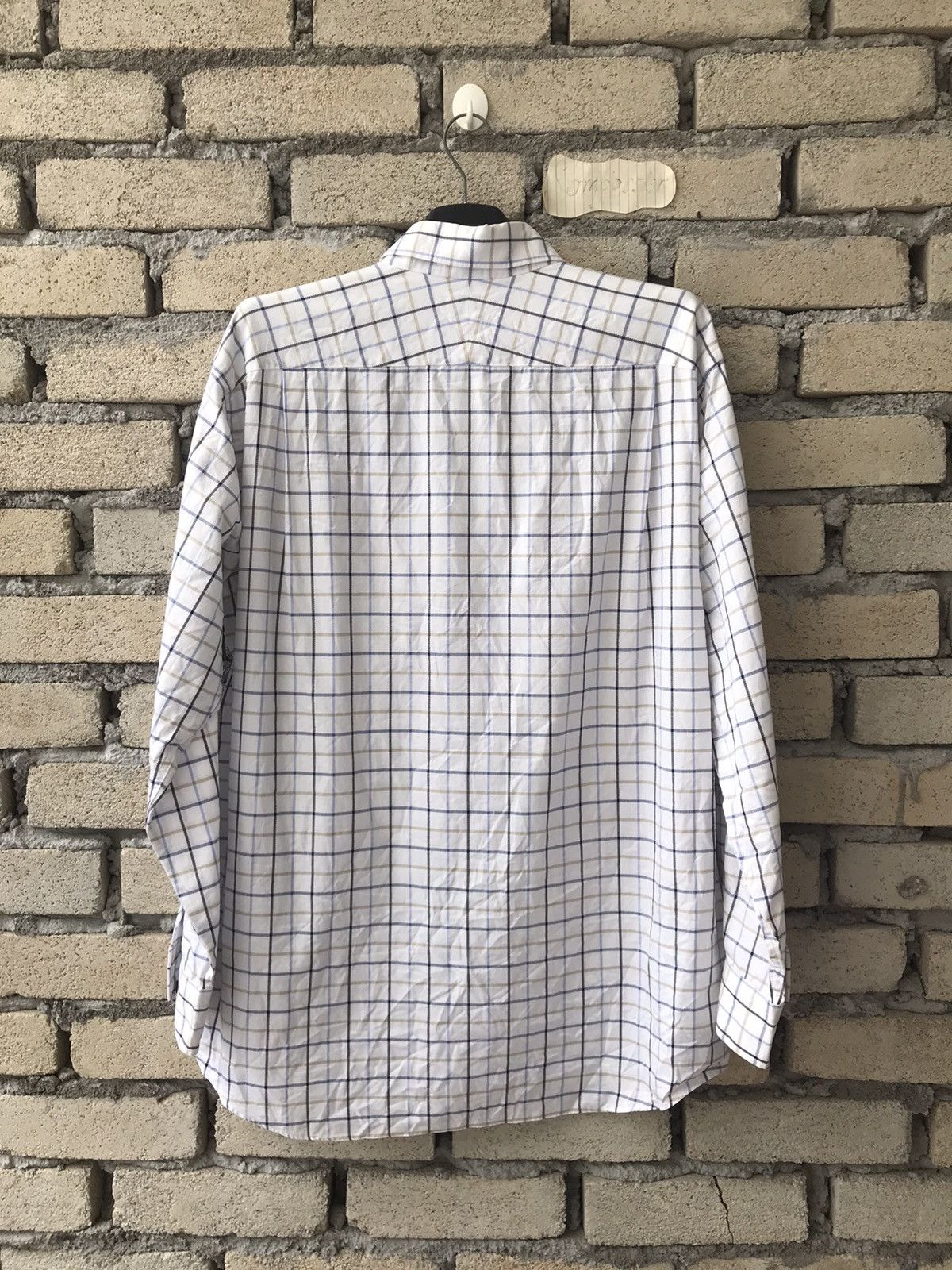 Burberry Burberry Burberrys London Button Ups Single Poket Monogram Size US XL / EU 56 / 4 - 4 Thumbnail