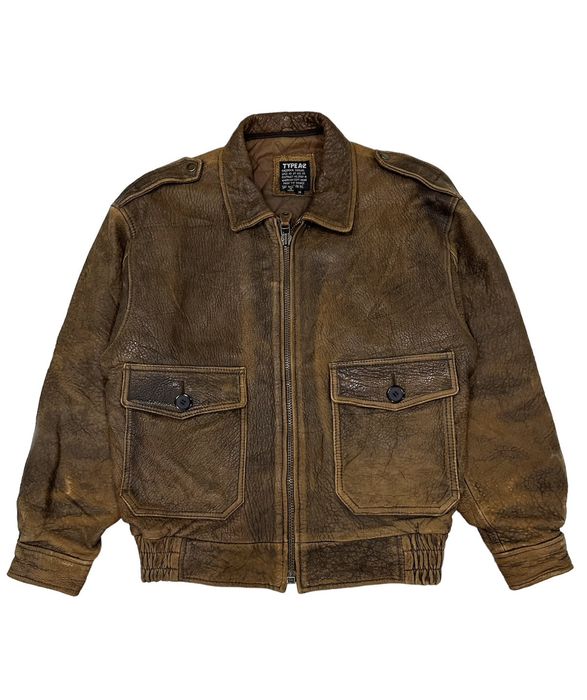 Military Vintage Military Type A2 Leather Jacket Grailed