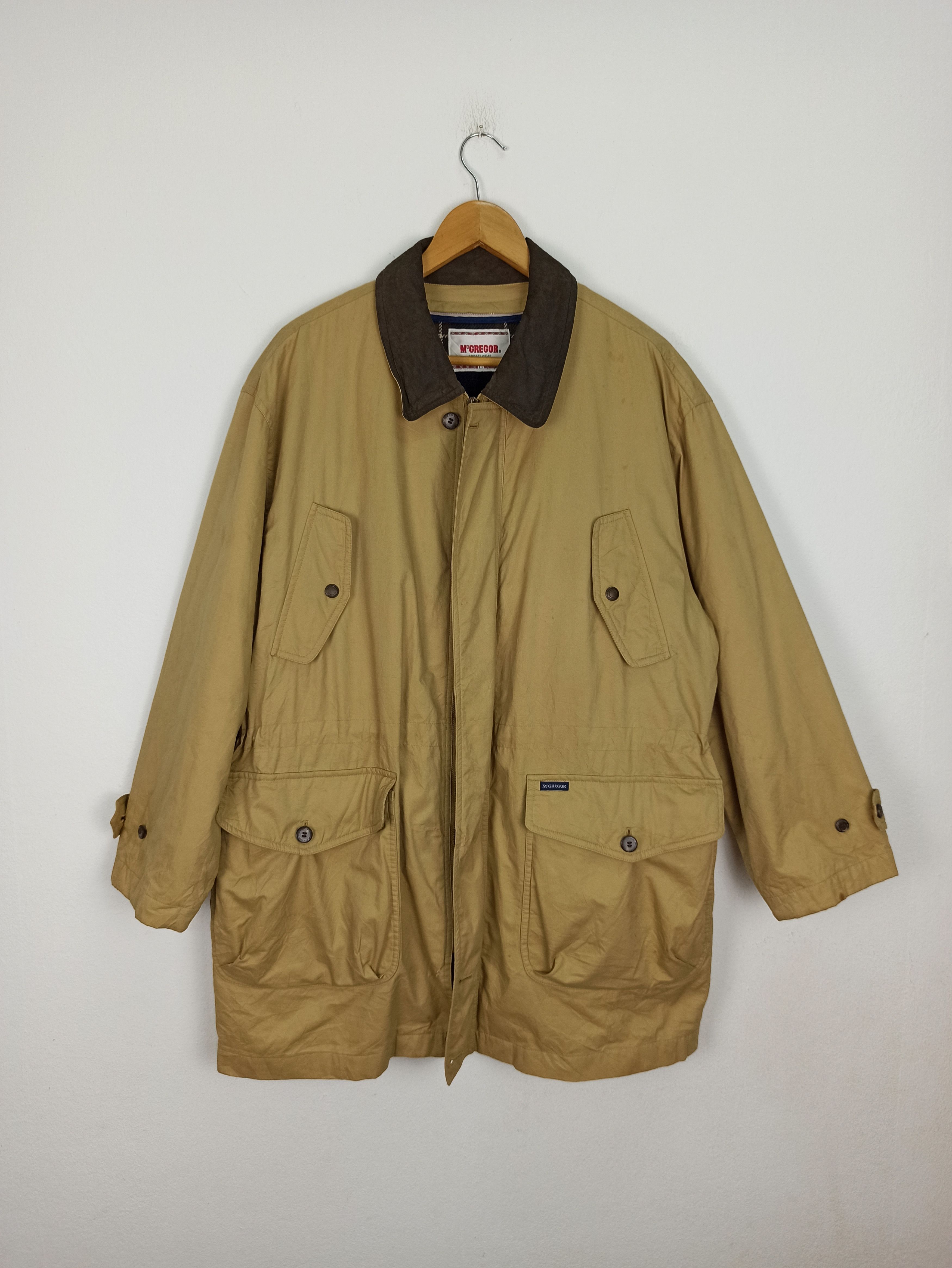 image of Mcgregor Sportswear Parka Jacket (C39) in Brown, Men's (Size Large)