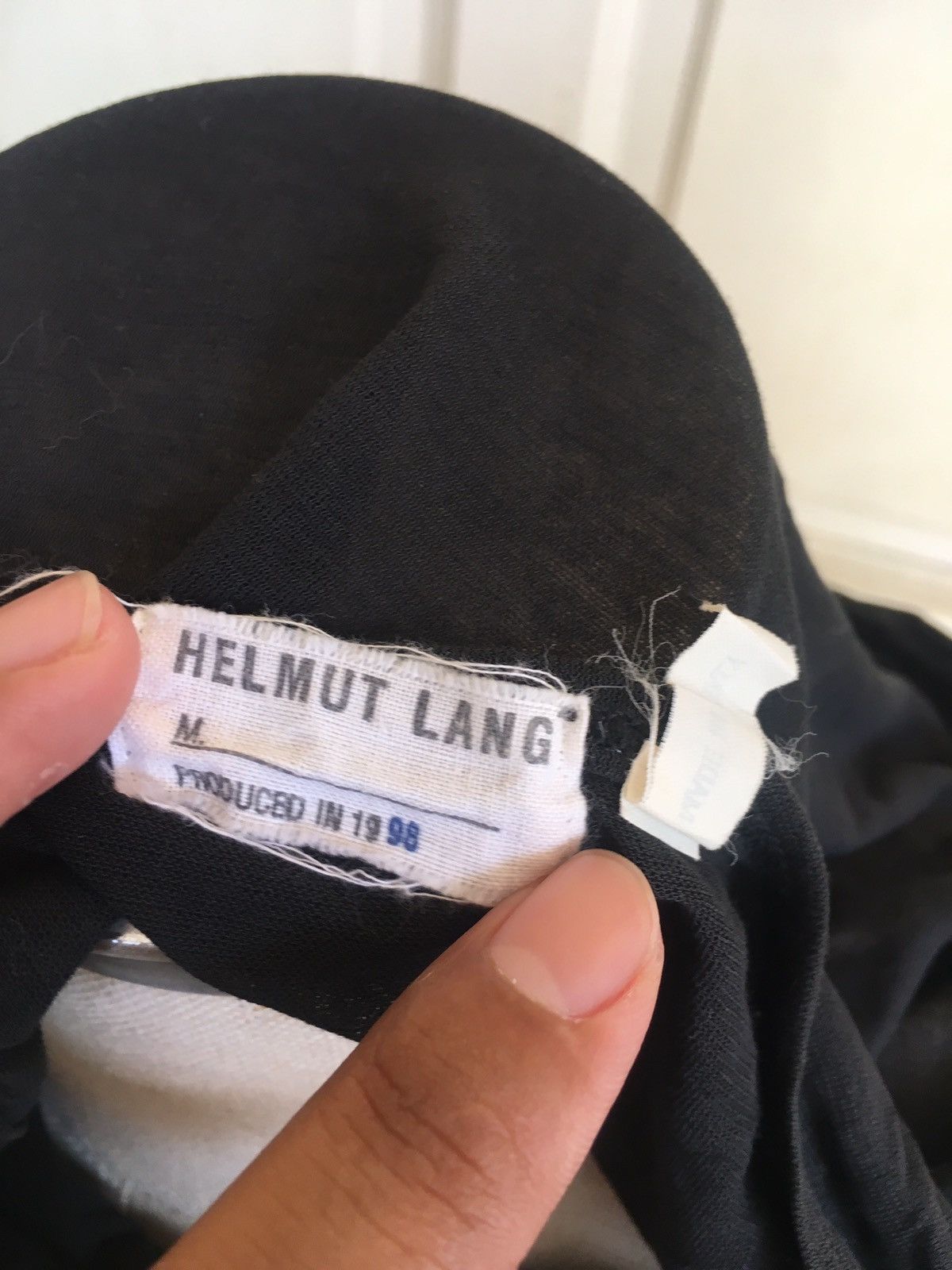 Helmut Lang vintage 98’ helmut lang mesh tee Size M / US 6-8 / IT 42-44 - 5 Thumbnail