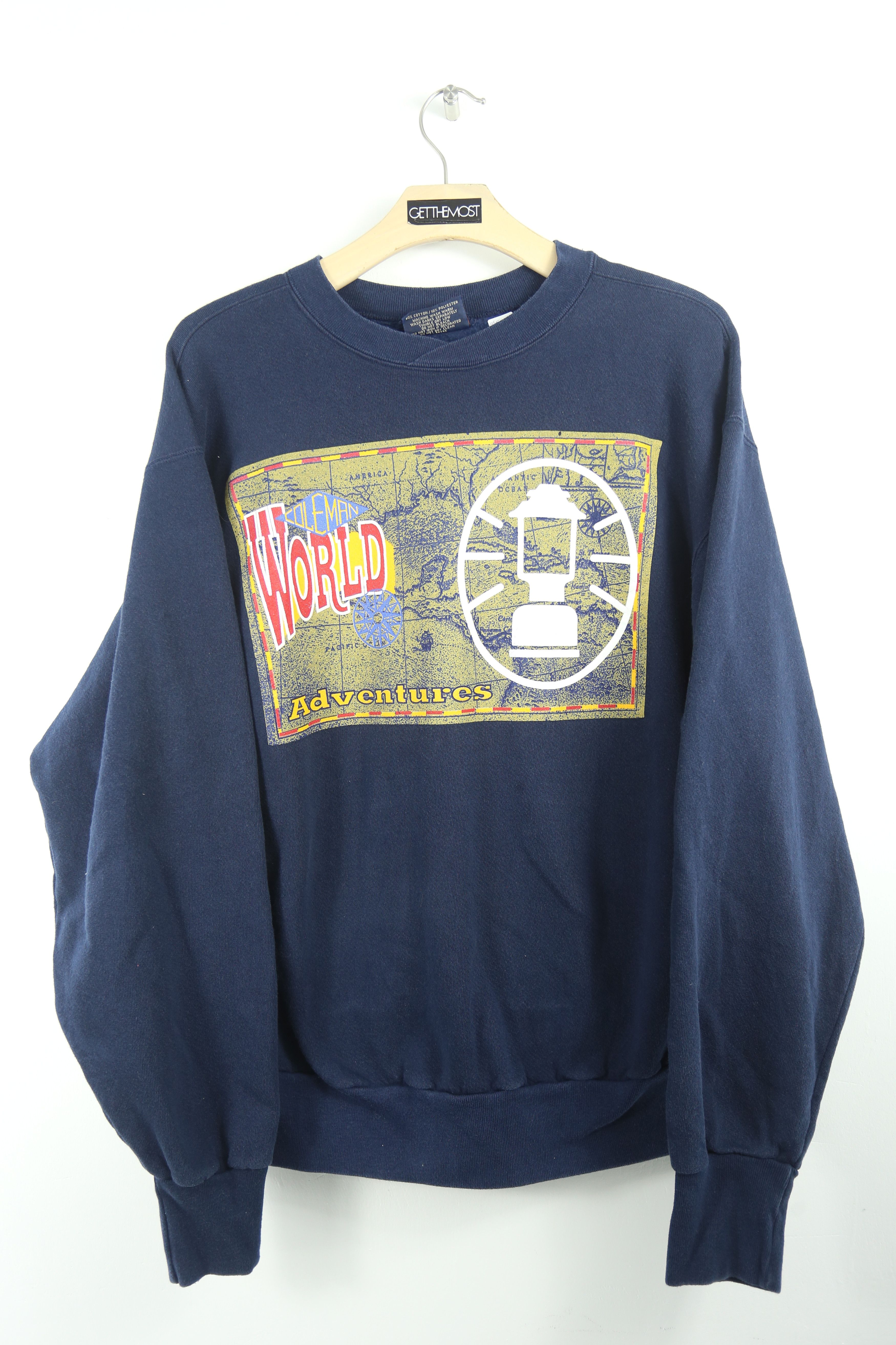 Coleman × Vintage SW308 Vintage 90s Coleman USA Outdoor Gear Sweater (XL) Size US XL / EU 56 / 4 - 1 Thumbnail