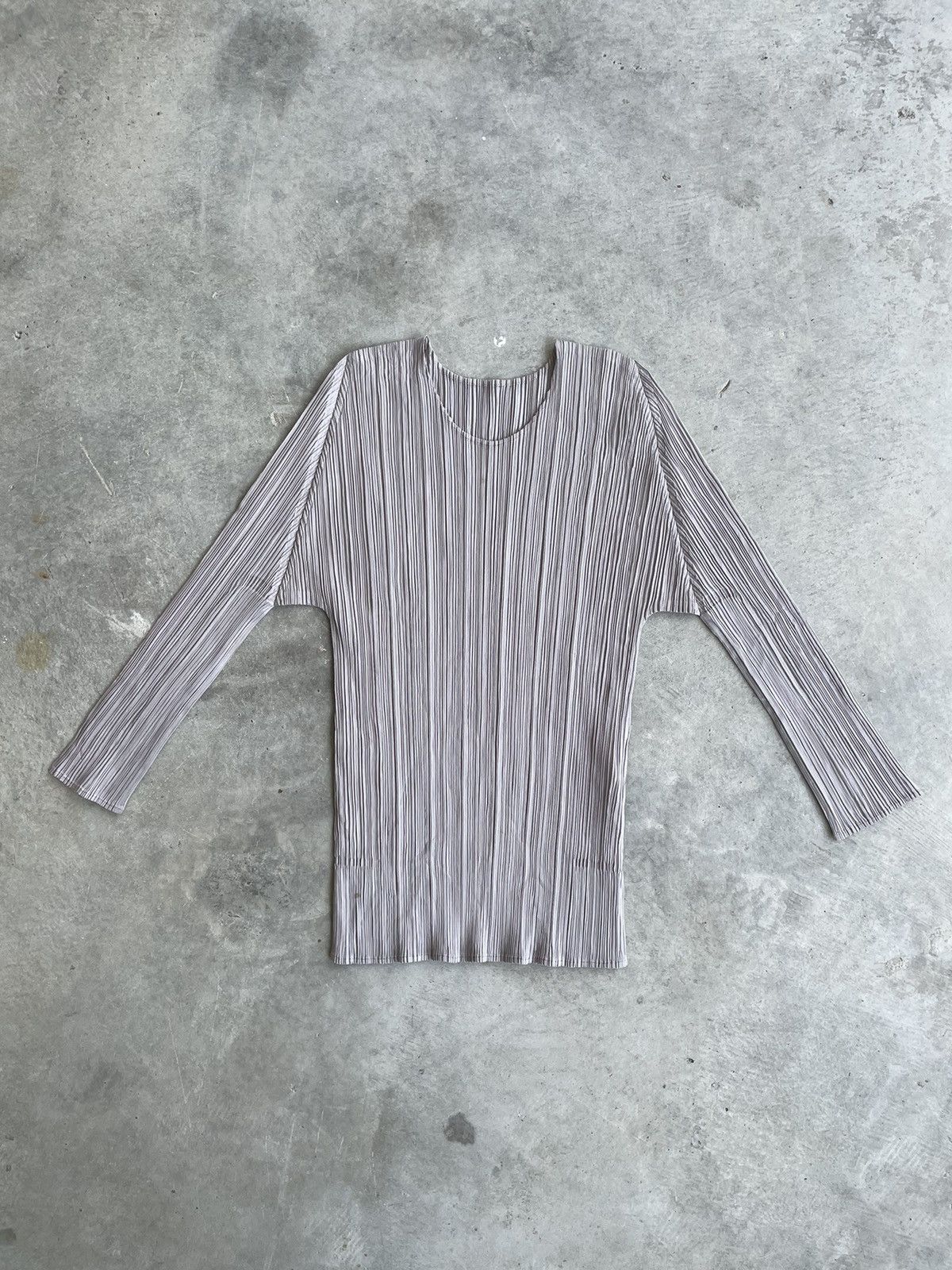 Issey Miyake PLEAT PLEASE GREY LONG SLEEVE SIZE 3 Size ONE SIZE - 2 Thumbnail