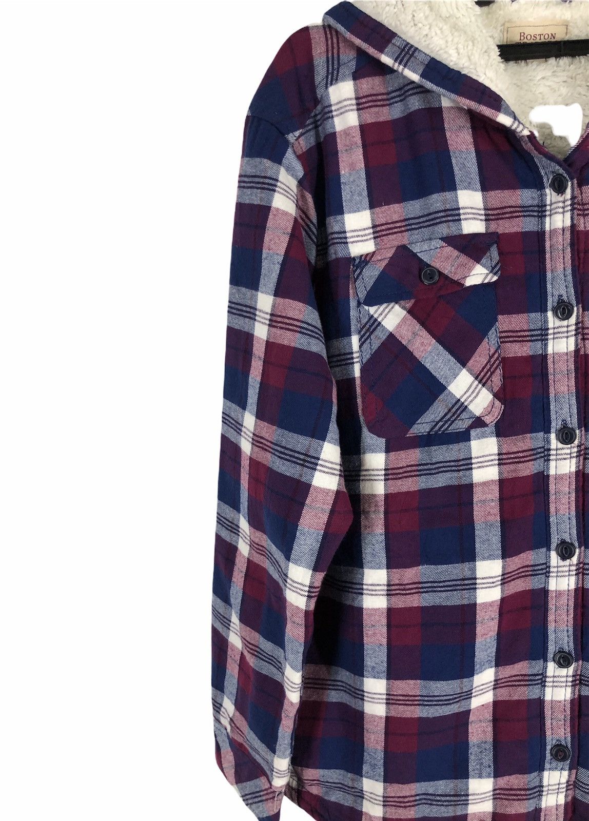 Boston Traders × Vintage Boston Traders Men's Button Down Hoodie cw21 Size US L / EU 52-54 / 3 - 4 Thumbnail