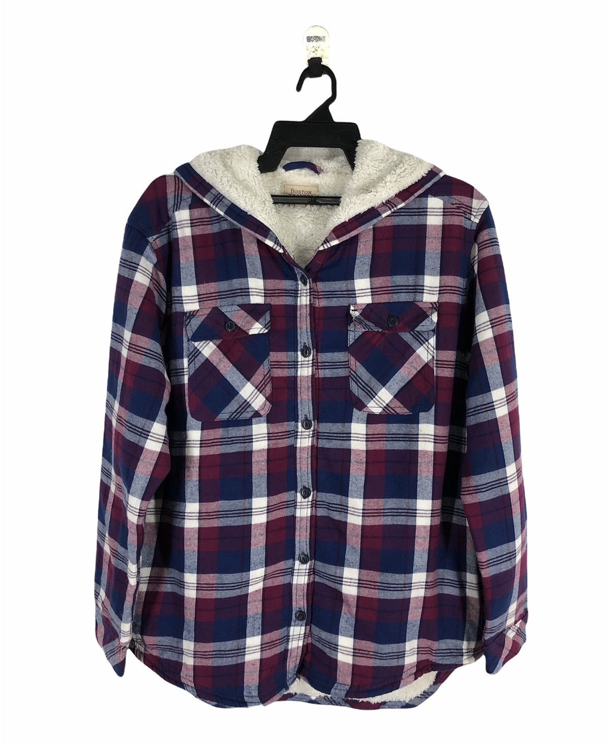 Boston Traders × Vintage Boston Traders Men's Button Down Hoodie cw21 Size US L / EU 52-54 / 3 - 1 Thumbnail