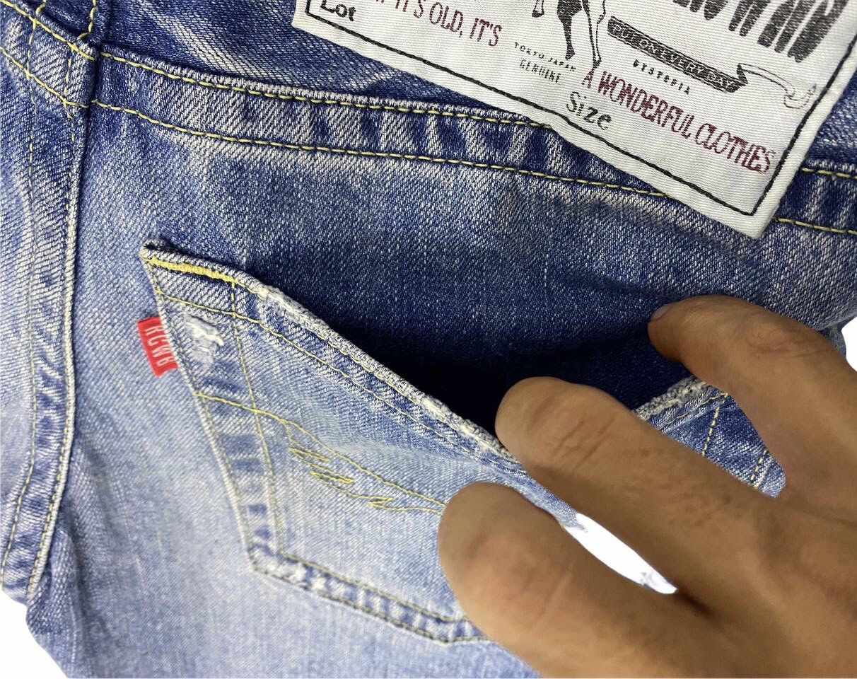 Japanese Brand RCWB Rock Musical White Jeans Streetwears cw21 Size US 26 / EU 42 - 11 Thumbnail