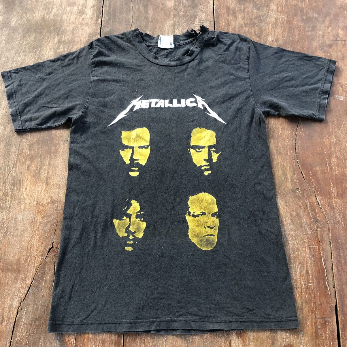 Band Tees Vintage Thrashed Faded Metallica Bootleg T Shirt Size US M / EU 48-50 / 2 - 1 Thumbnail