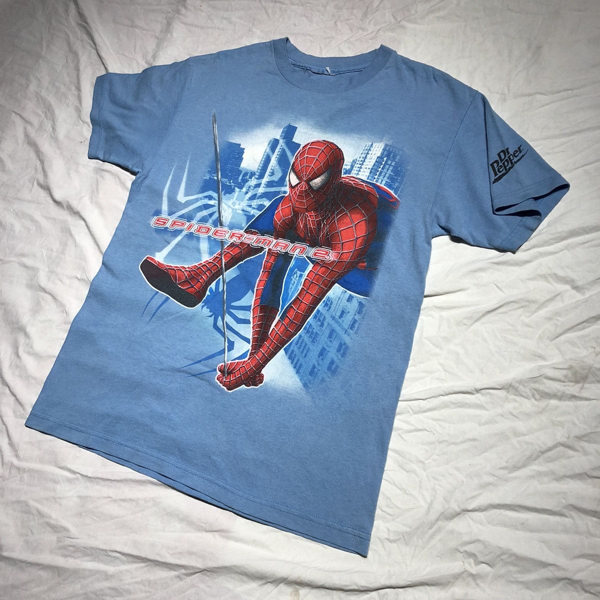 Vintage Vintage Y2K Spiderman 2 Movie Promo T Shirt Marvel Size US M / EU 48-50 / 2 - 1 Thumbnail