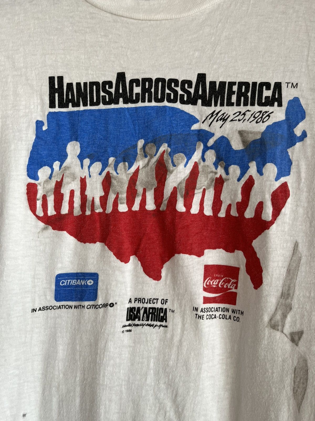 Vintage Hands across america ft37 Size US L / EU 52-54 / 3 - 2 Thumbnail