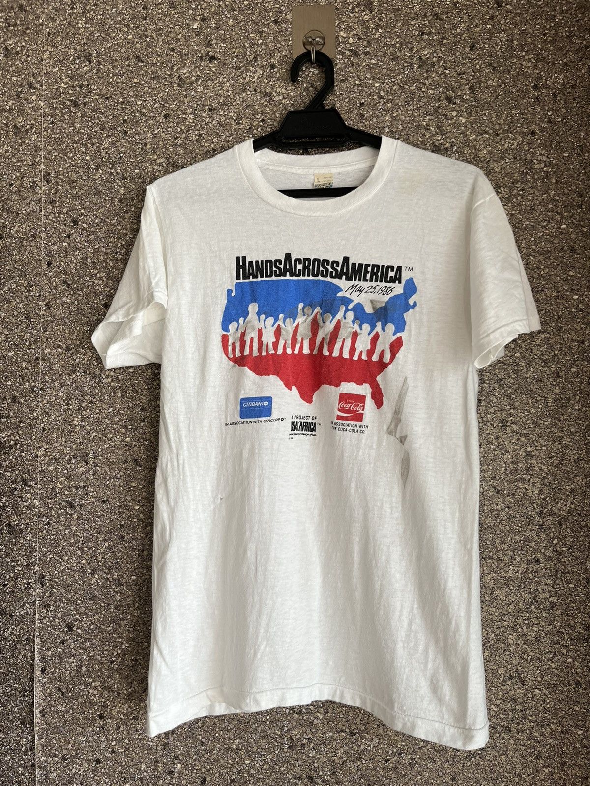 Vintage Hands across america ft37 Size US L / EU 52-54 / 3 - 1 Thumbnail