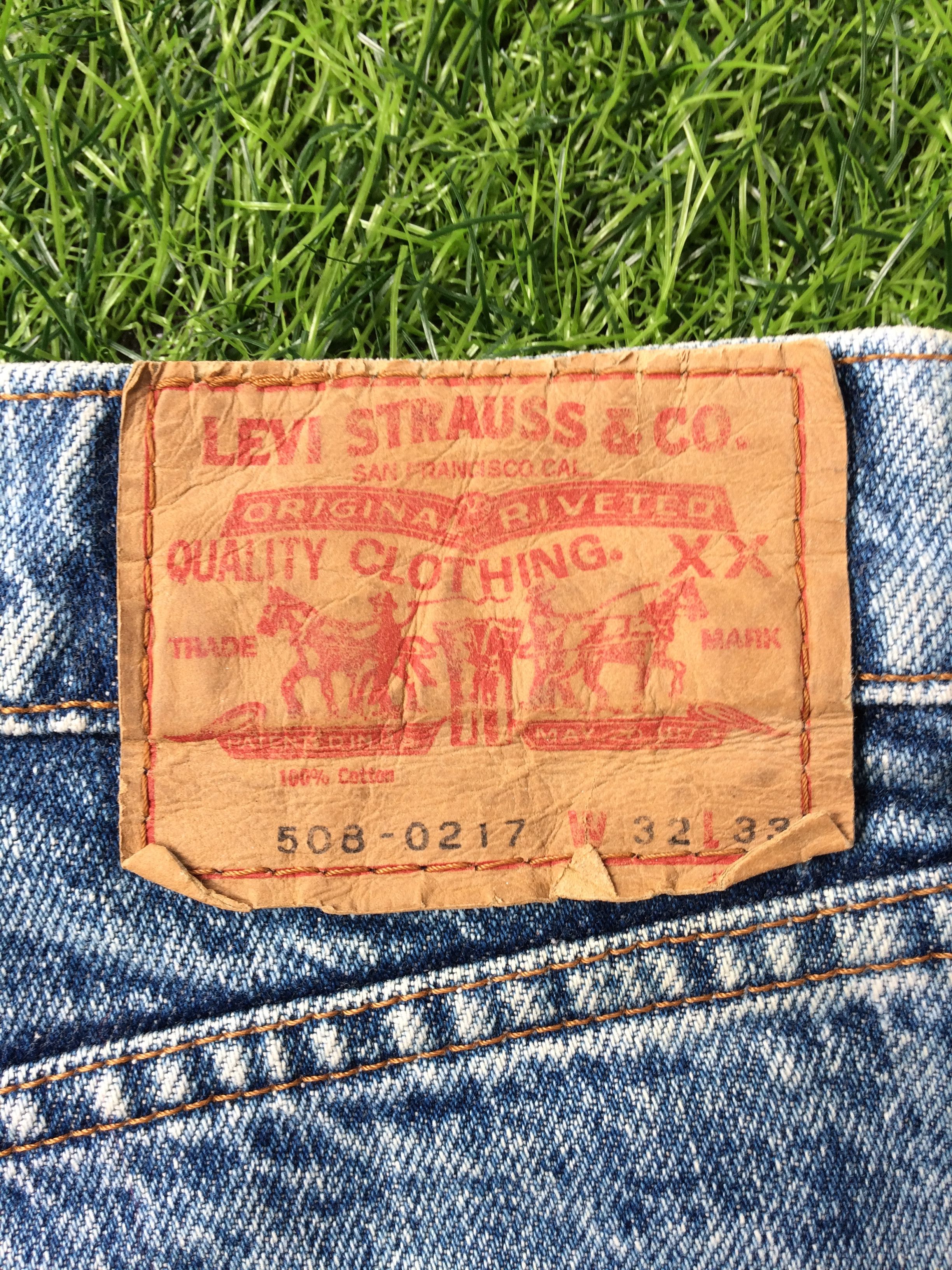 Vintage Distressed Levis 508 Acid Wash Jeans #B-495 Size US 30 / EU 46 - 8 Thumbnail