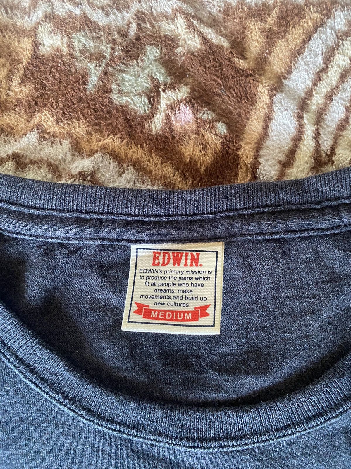 Edwin Vintage Edwin Big Logo Long Sleeve Shirt Size US S / EU 44-46 / 1 - 7 Thumbnail