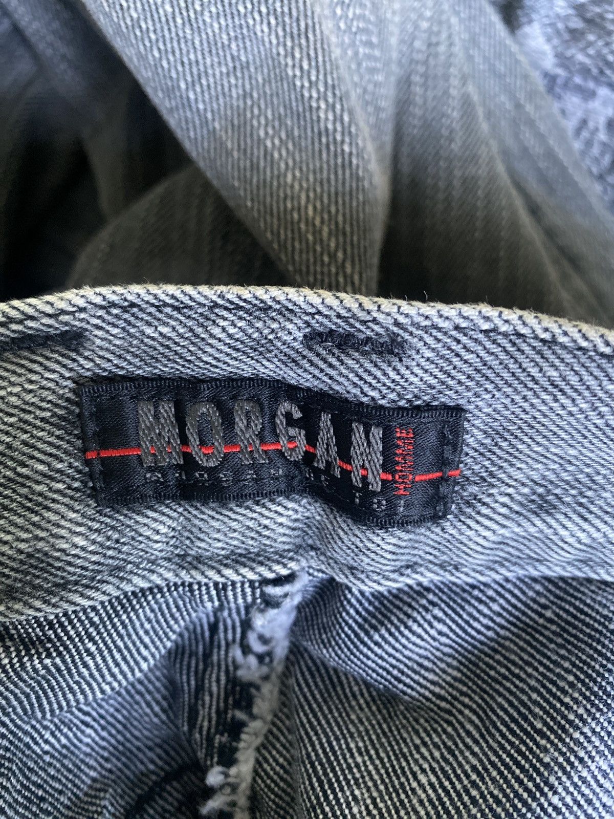 Hysteric Glamour SUPER FLARE MORGAN HOMME SNAKE SKIN DESIGN RARE Size US 33 - 6 Thumbnail