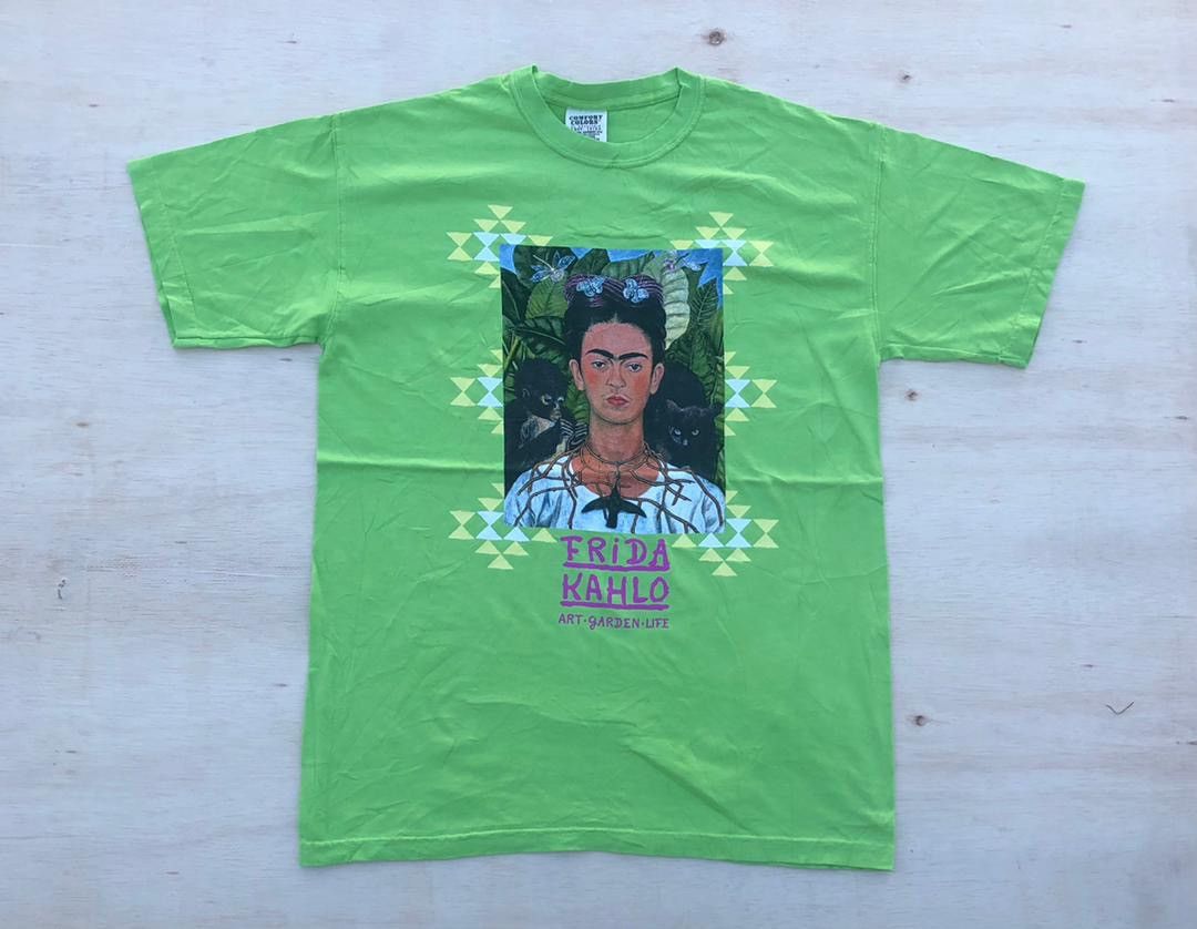 Vintage vintage tee Frida Kahlo A24 Size US M / EU 48-50 / 2 - 1 Thumbnail