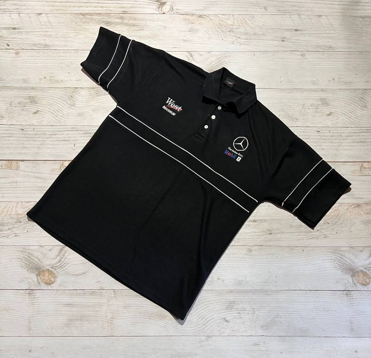 Mercedes-Benz Vintage Mercedes-Benz West Racing Polo Shirt Size US XL / EU 56 / 4 - 1 Thumbnail