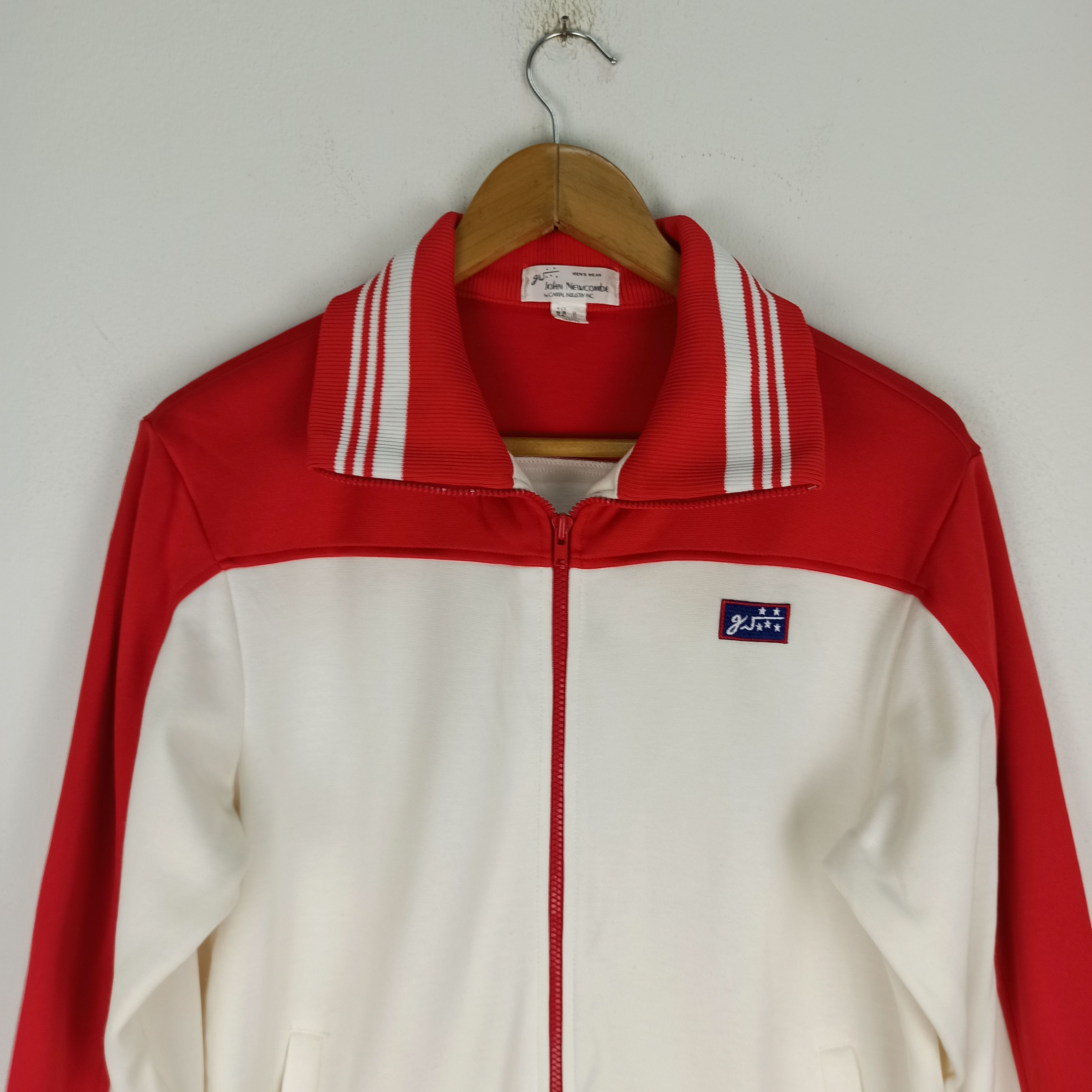 Japanese Brand Vintage John Newcombe Track Top Made in Japan Size US M / EU 48-50 / 2 - 2 Thumbnail