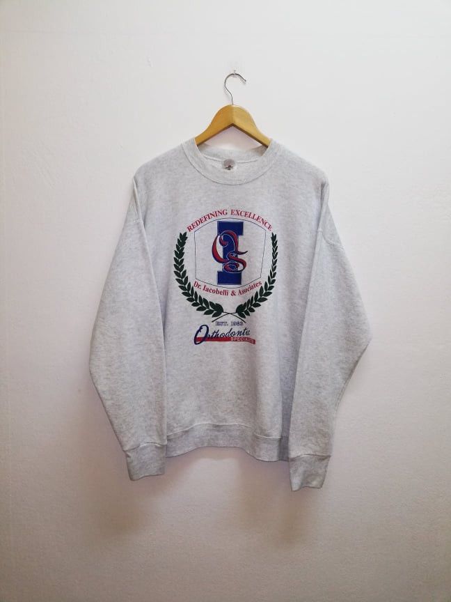 Vintage Vintage redefining excellence crewneck sweatshirt (c30) Size US XL / EU 56 / 4 - 1 Thumbnail