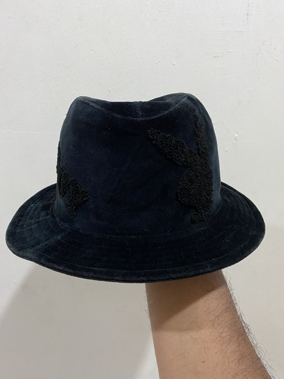 Playboy VTG Playboy All Black Bunny Spell Out Bucket Hat Size ONE SIZE - 3 Thumbnail