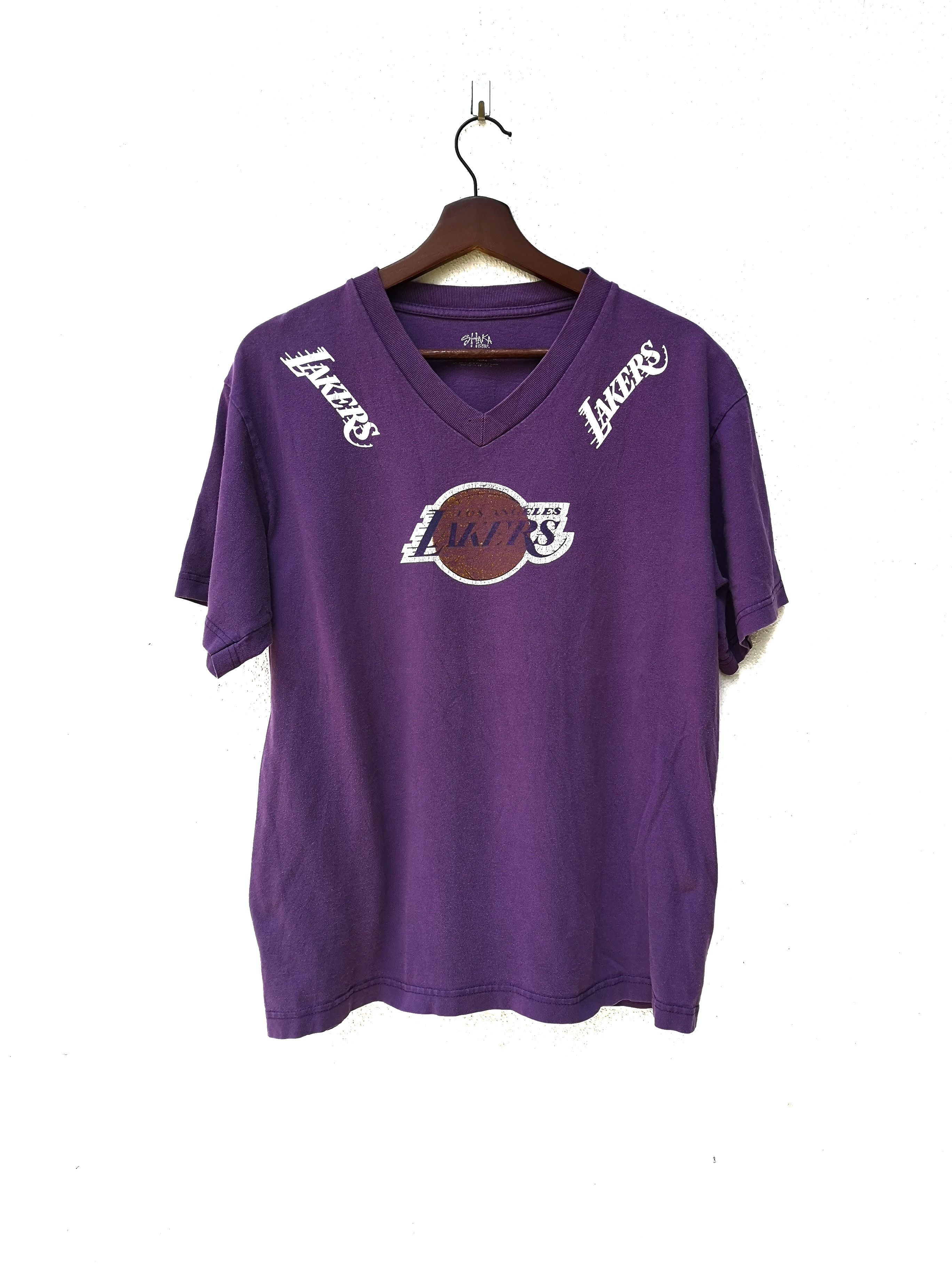 NBA NBA Lakers Los Angeles V Neck Tee Size US L / EU 52-54 / 3 - 1 Thumbnail